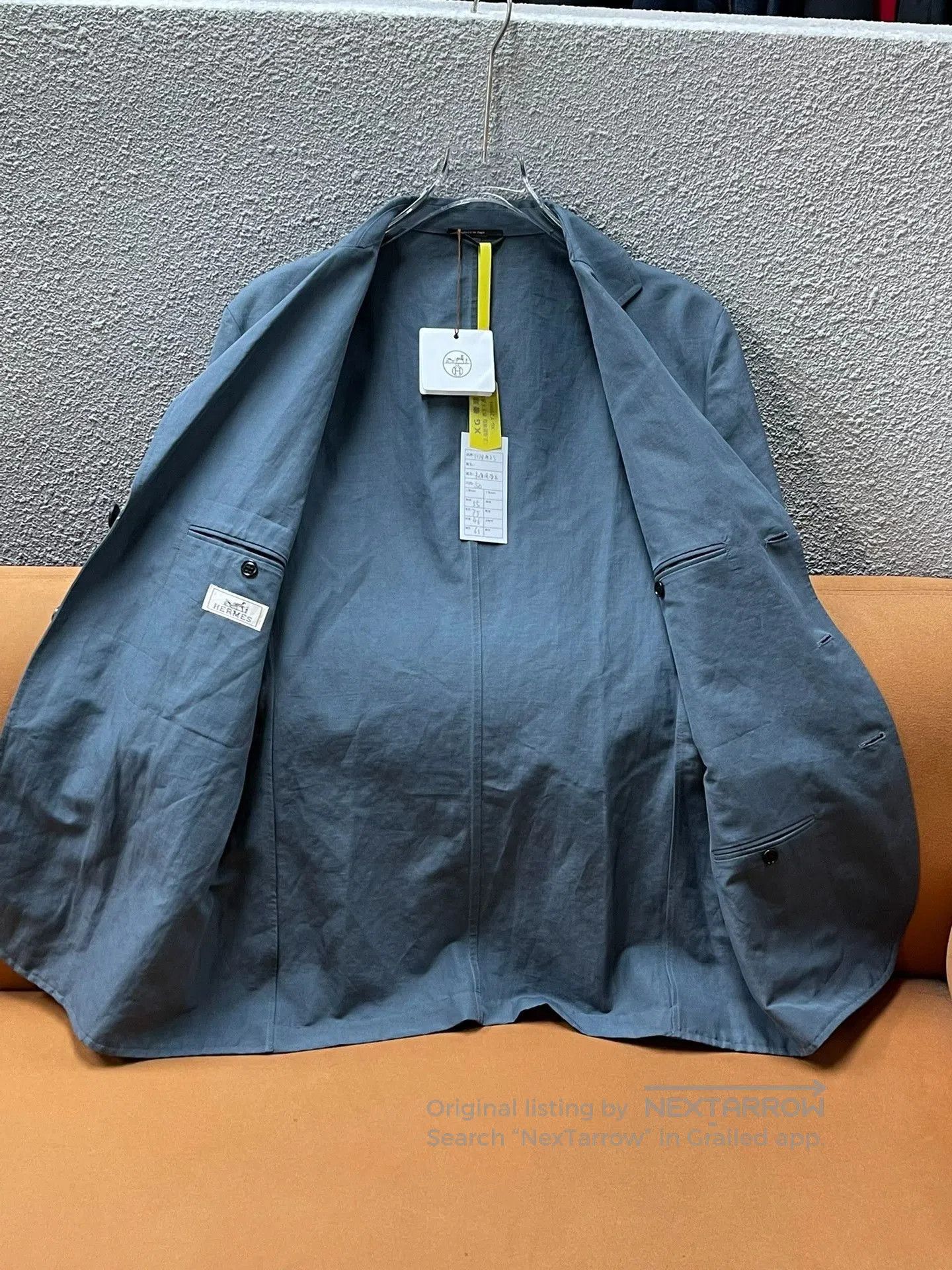 Hermes Hermes Linen Blend Collar Blazer. Size US M / EU 48-50 / 2 - 3 Thumbnail