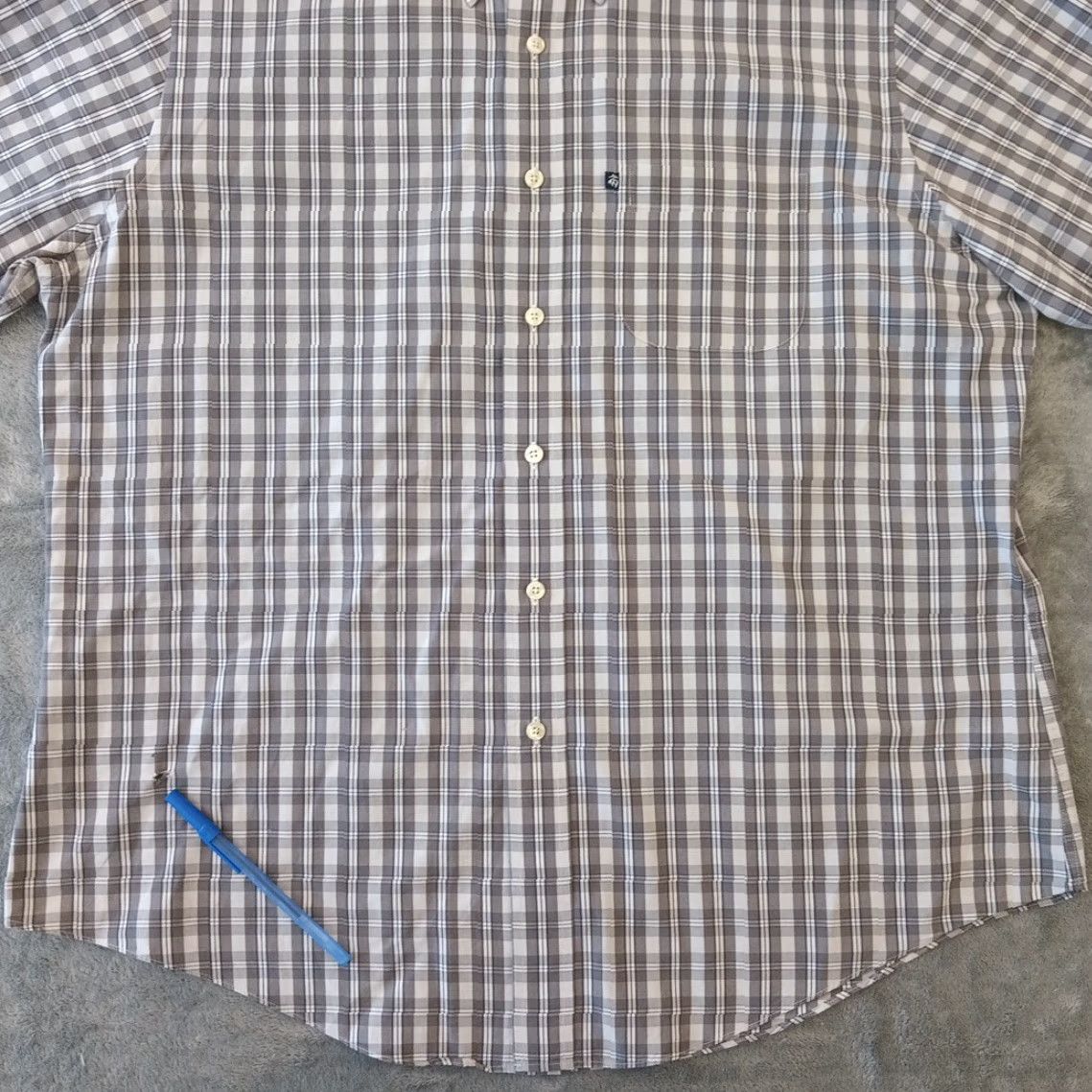 Brooks Brothers Brooks Brothers Shirt Mens XL Gray Plaid Long Sleeve Button Down Slim Fit Size US XL / EU 56 / 4 - 6 Thumbnail
