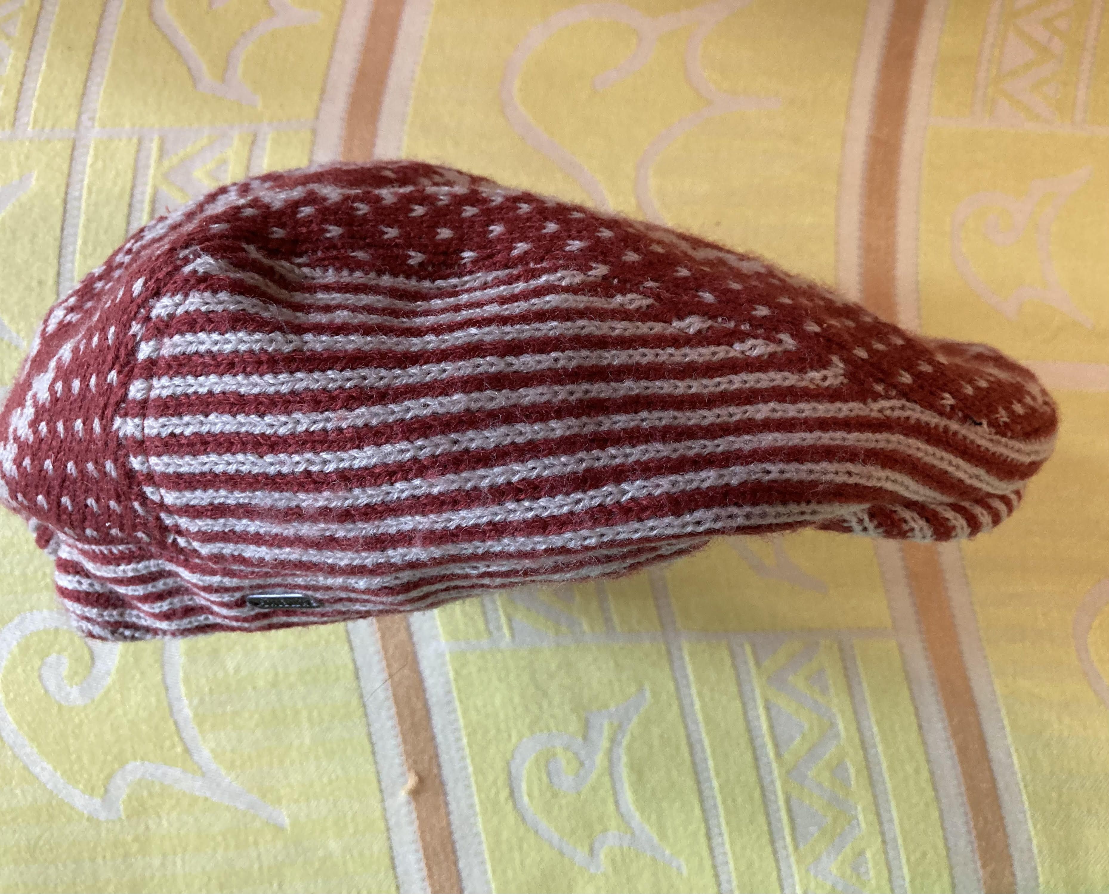 SALEWA Knitted hat Salewa BREEZY KN FLAT CAP red ocher Size ONE SIZE - 3 Thumbnail