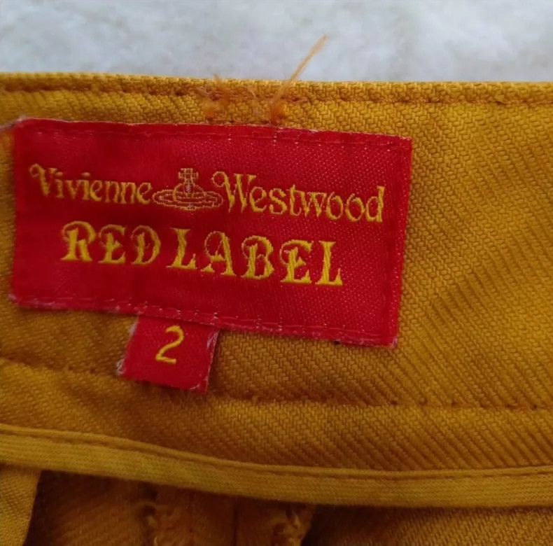 Vivienne Westwood Vivienne Westwood size2 Orange trousers Size 27" / US 4 / IT 40 - 3 Thumbnail