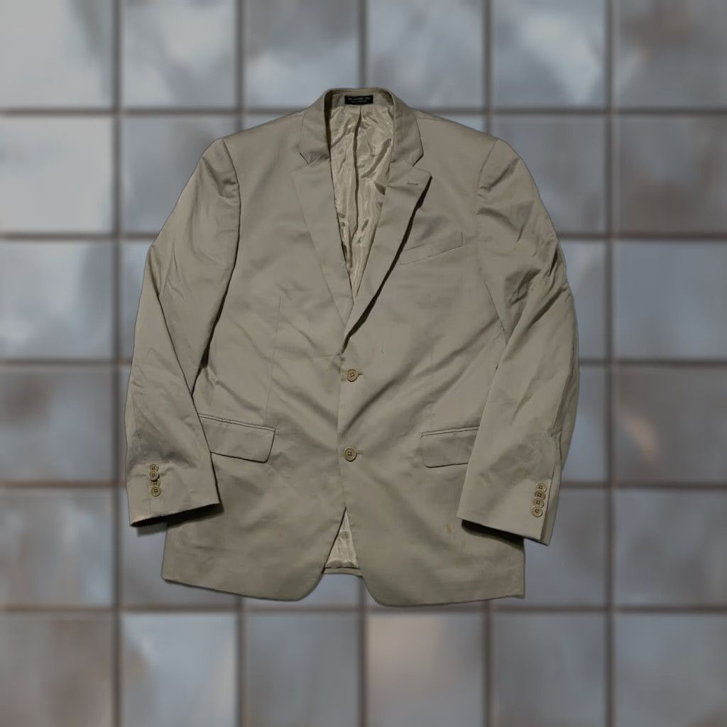 John Varvatos VINTAGE John Varvatos USA Loft Blazer Jacket Blazer 42R Mens Gray USA Tailored Single Needle Sportscoat Size 42R Size 42R - 1 Thumbnail
