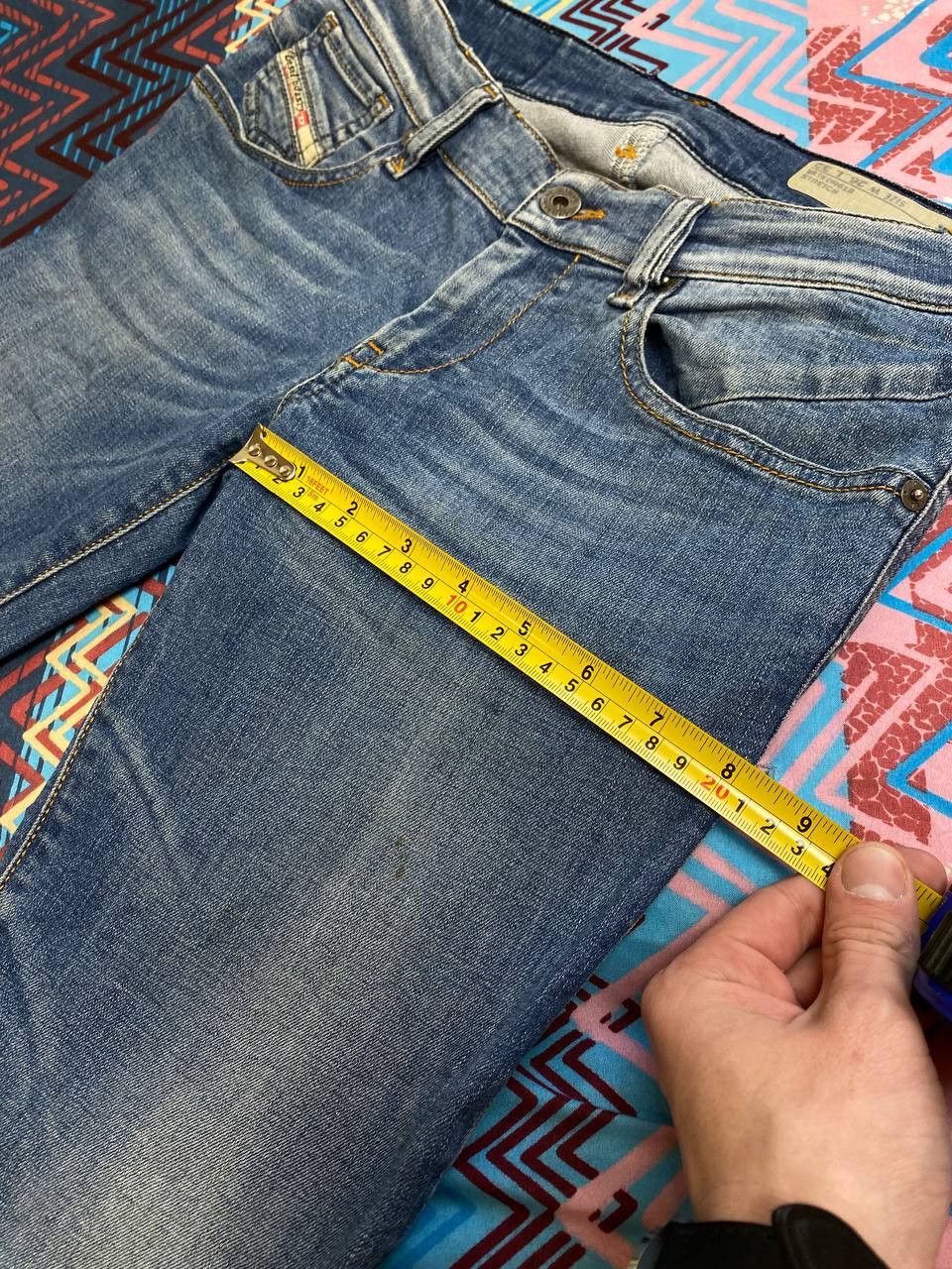 Diesel × Vintage Vintage Diesel Industry Faded Denim Jeans Size 26" / US 2 / IT 38 - 17 Thumbnail