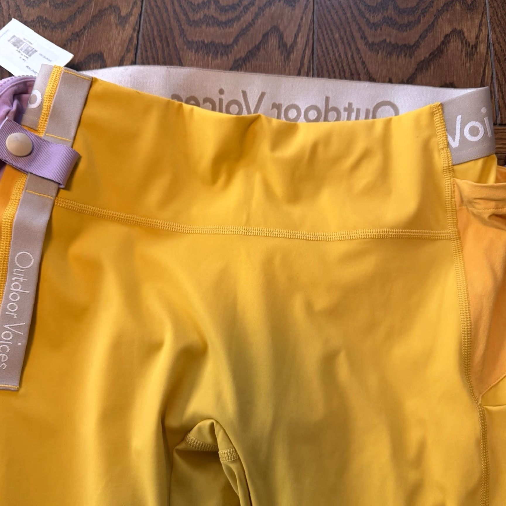 Outdoor Voices Outdoor Voices Leggings Snacks 7/8 Color Yellow Cider Women's Medium NWT Pockets Activewear Fashion Run Yoga Gym Training Size 32" / US 10 / IT 46 - 7 Thumbnail