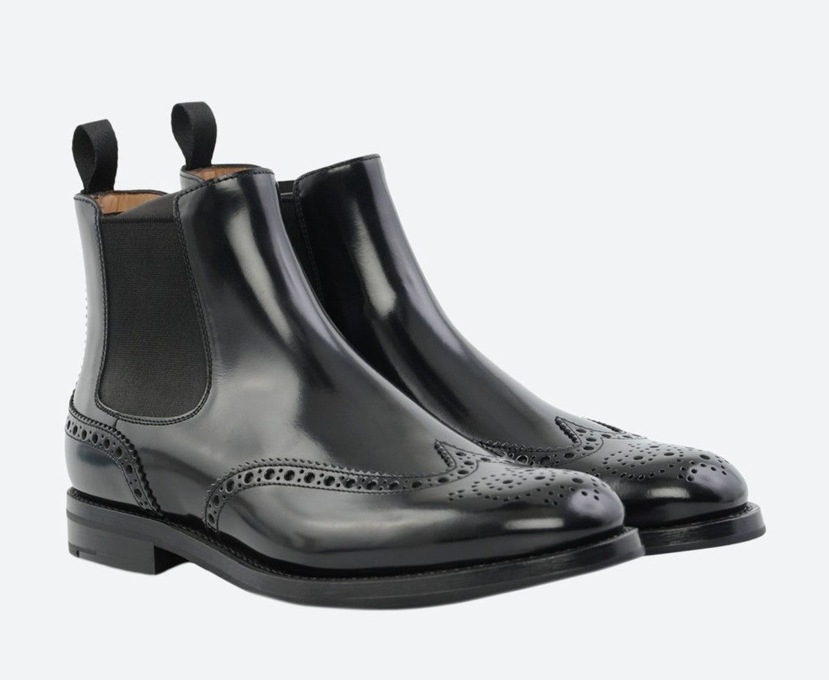 Church's Church’s Ketsby WG Polished Binder Brogue Chelsea Boots🖤 Size US 11 / IT 41 - 2 Thumbnail