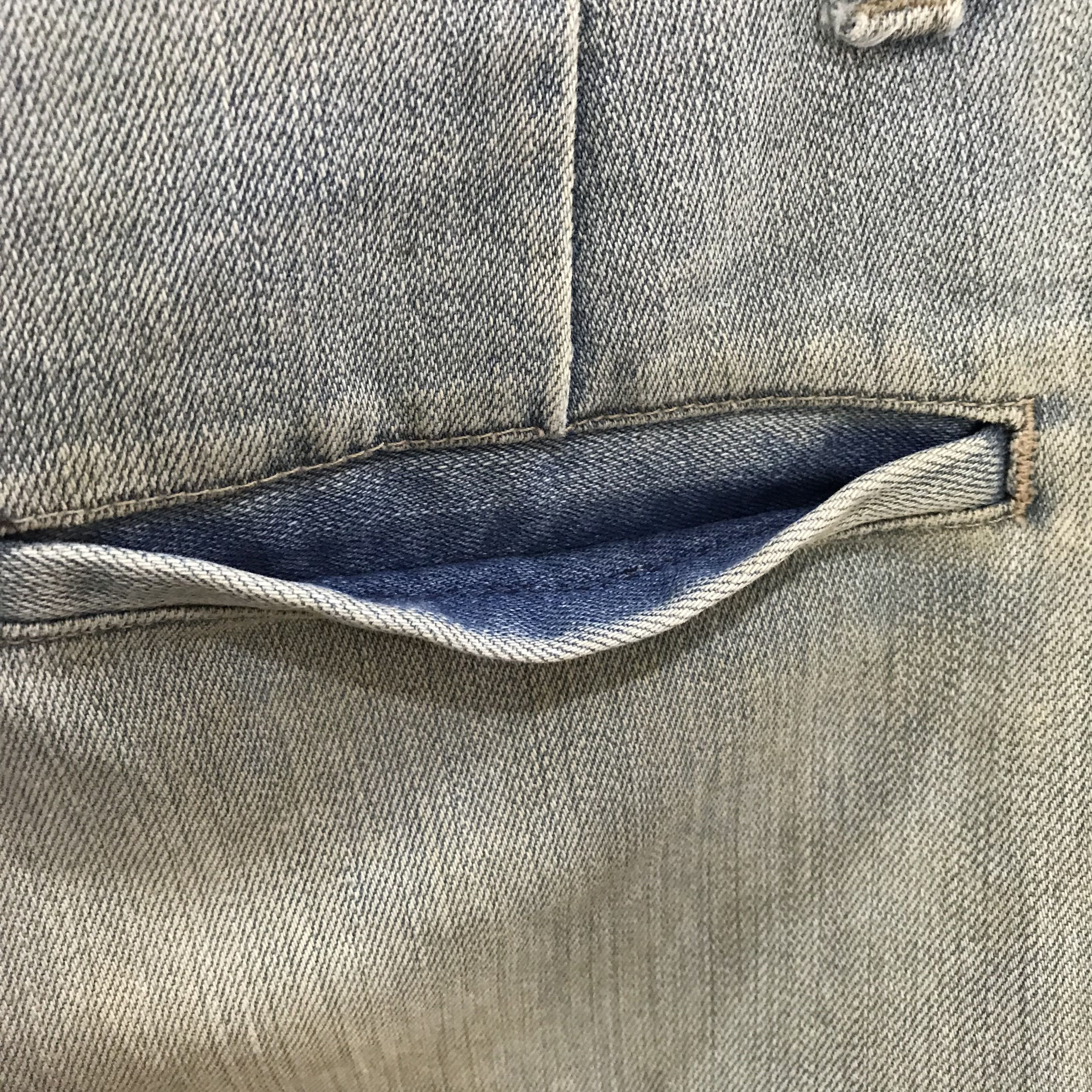 Helmut Lang Vintage Helmut Lang Short Stone Washed Faded Blue Jean Size US 27 - 9 Thumbnail