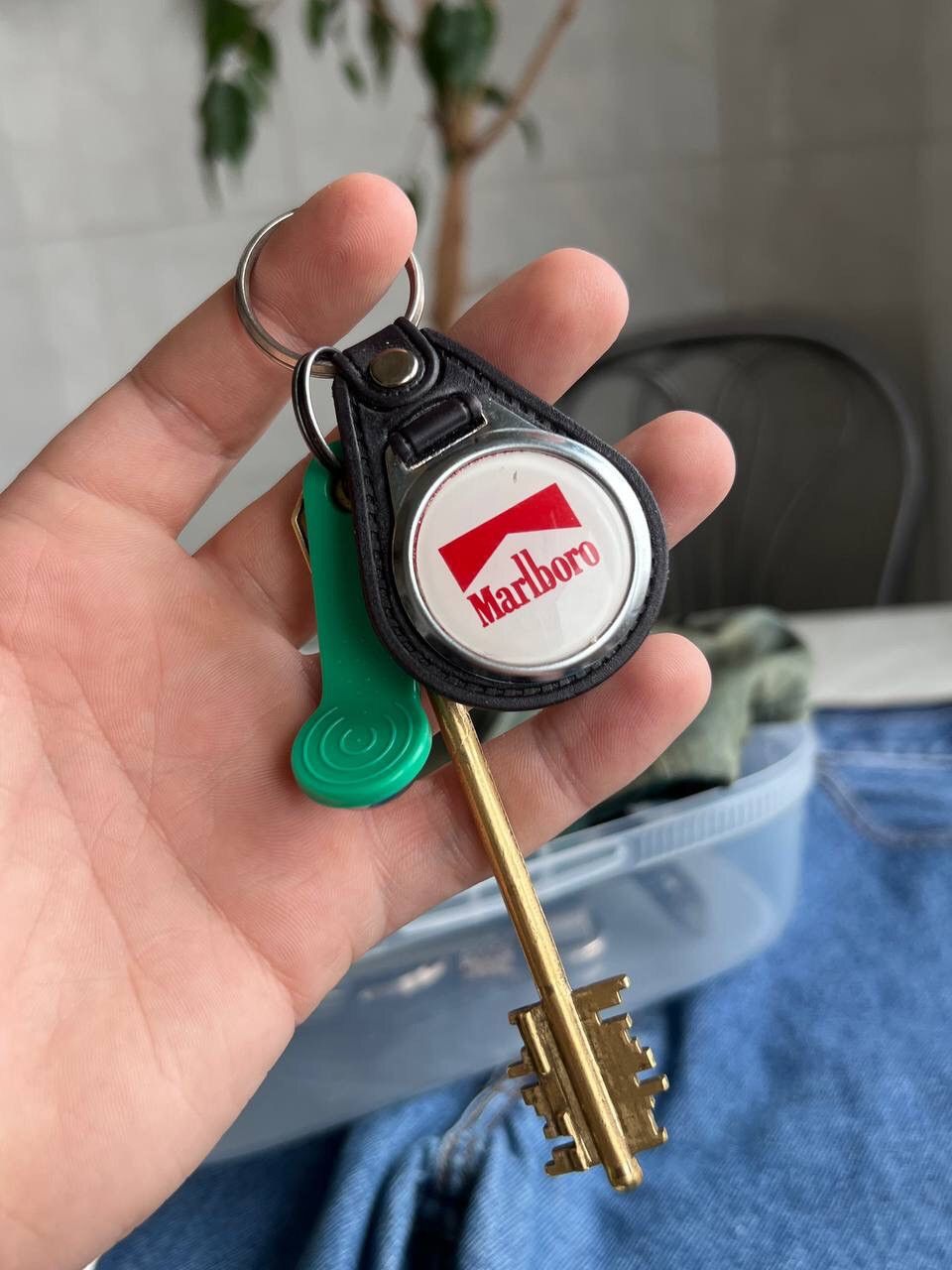 Marlboro × Vintage Marlboro 90s Metal Retro Keychain Leather Steel Auto Racing Size ONE SIZE - 3 Thumbnail