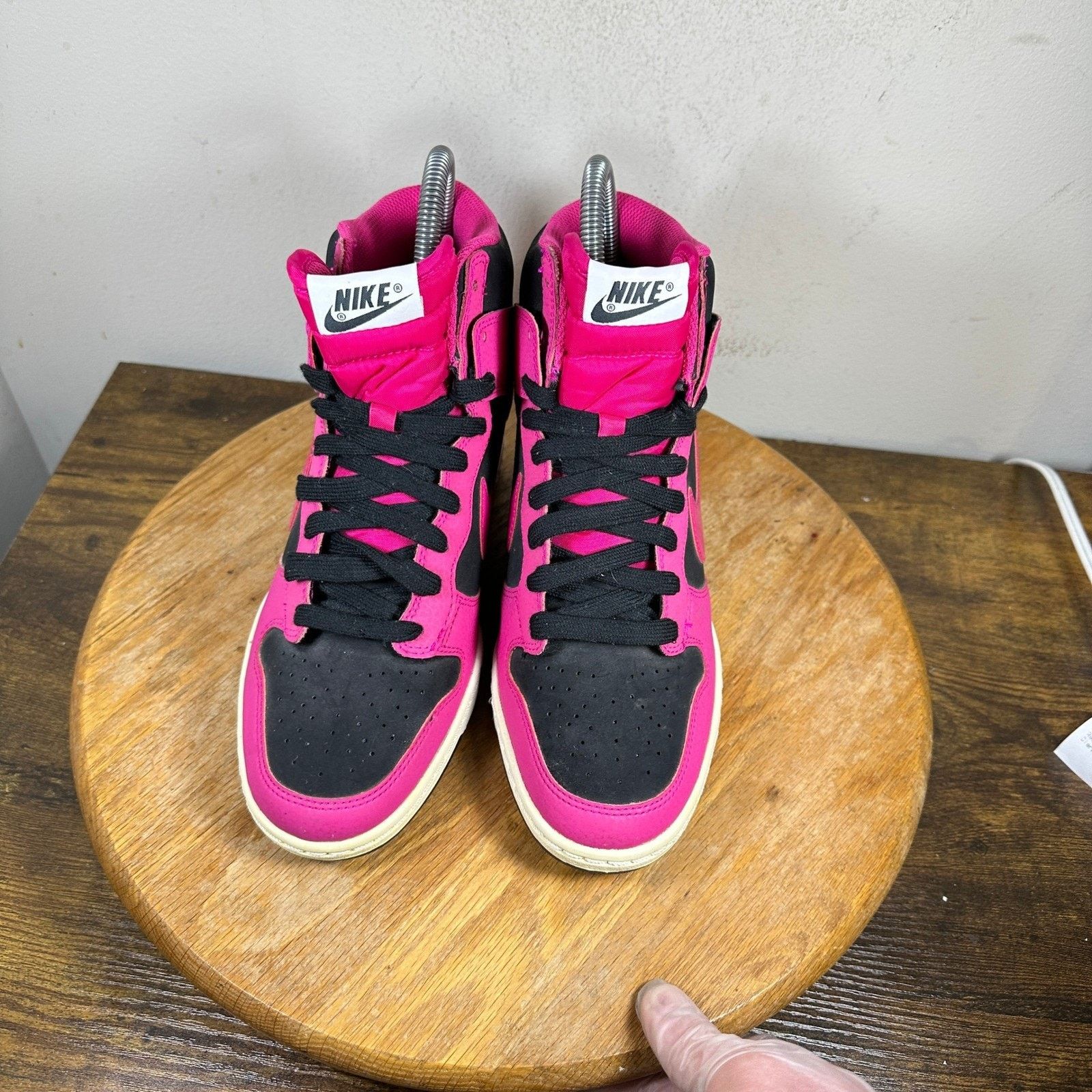Nike Nike Dunk Sky Hi Pink Hidden Wedge 644877-010 Womens Size 8 Size US 8 / IT 38 - 2 Thumbnail