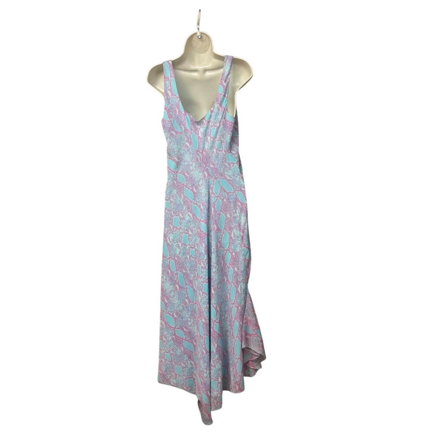Diane von Furstenberg DVF Diane von Furstenberg Talia Tank Midi Dress In Sea Pytho Size M / US 6-8 / IT 42-44 - 11 Thumbnail