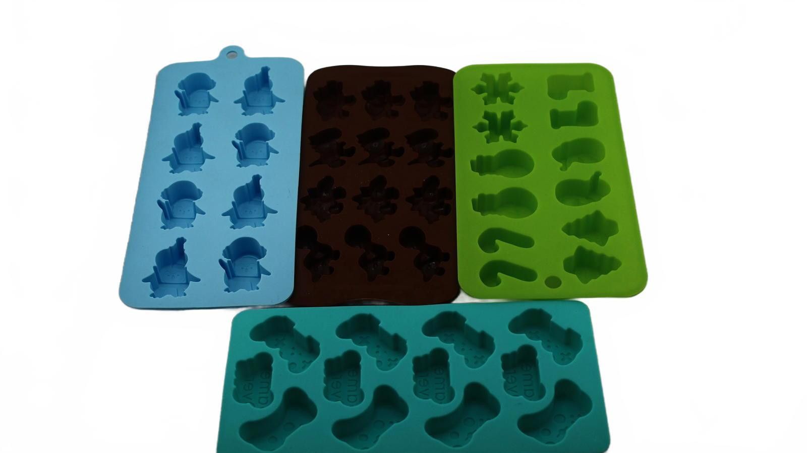 Designer Silicone Candy Mold 4 pack Trays Size ONE SIZE - 1 Thumbnail