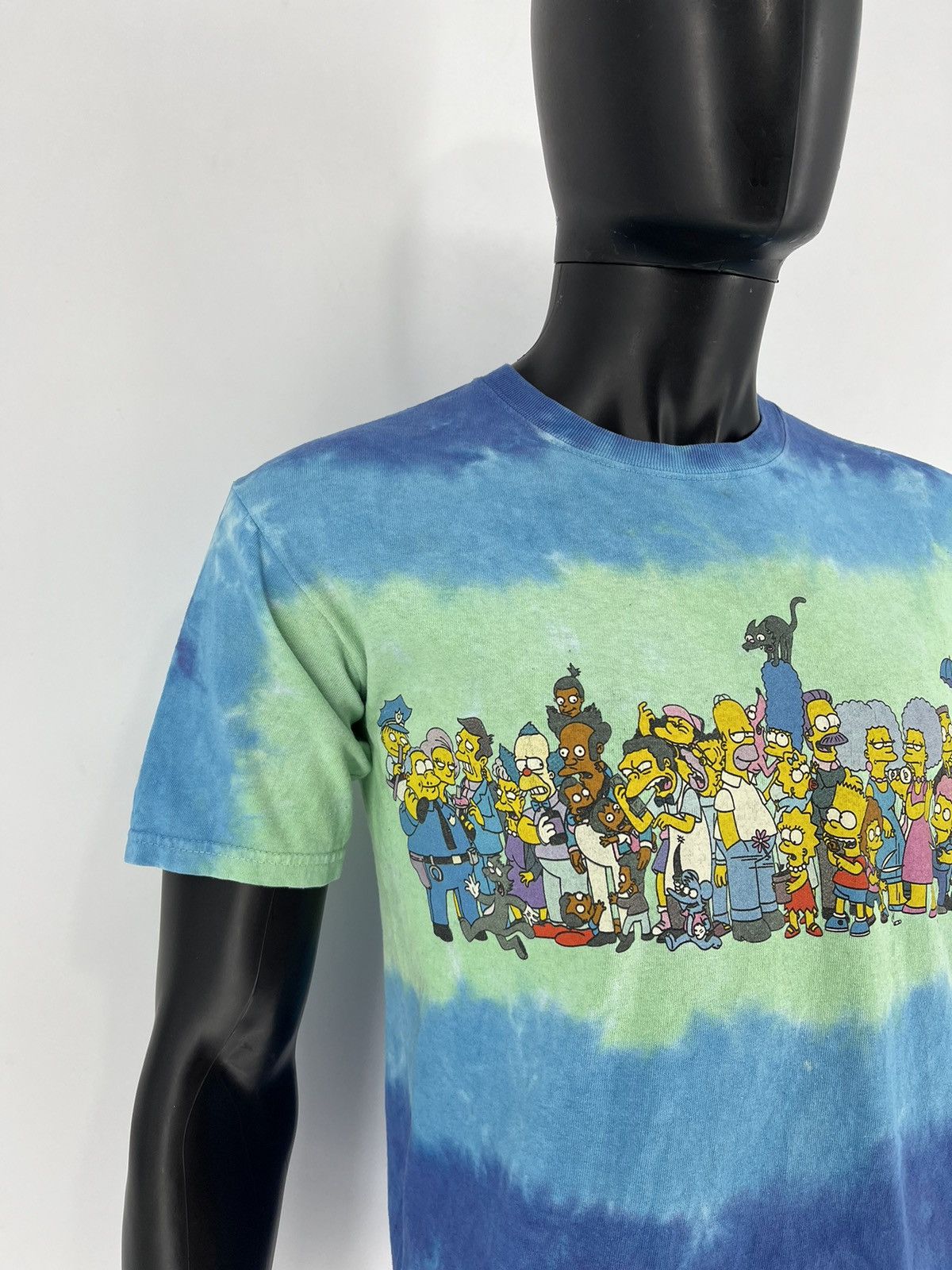The Simpsons × Universal Studios Vintage The Simpsons Tie Dye Tee T Shirt Cast Crew Men's Size US S / EU 44-46 / 1 - 6 Thumbnail