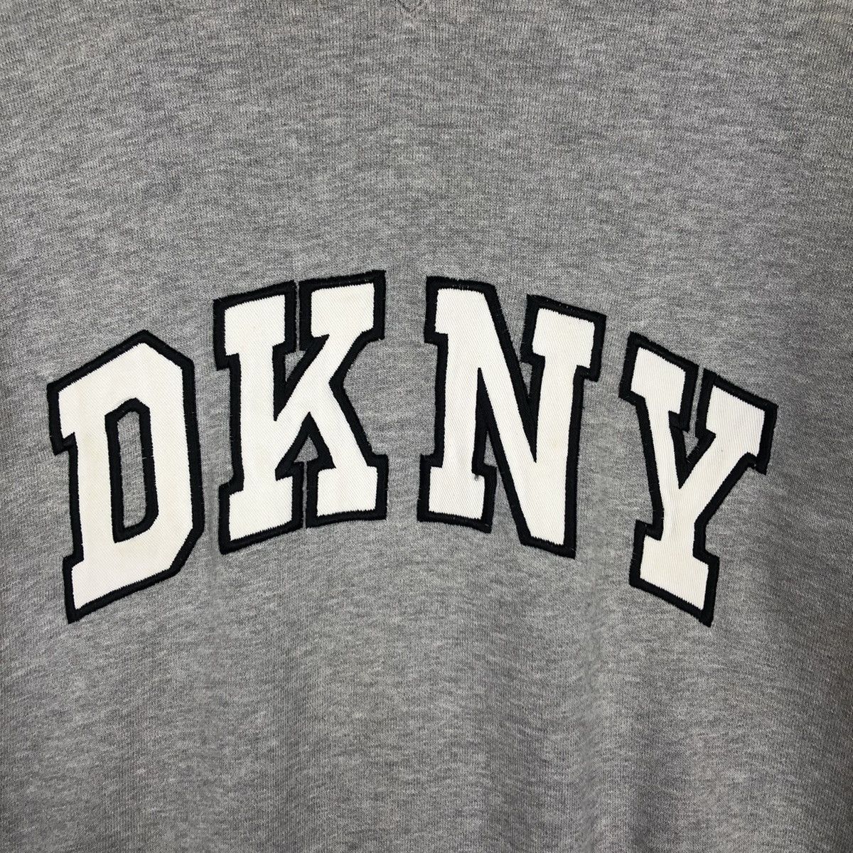Vintage DKNY Sweatshirt Spell Out Medium Streetwear