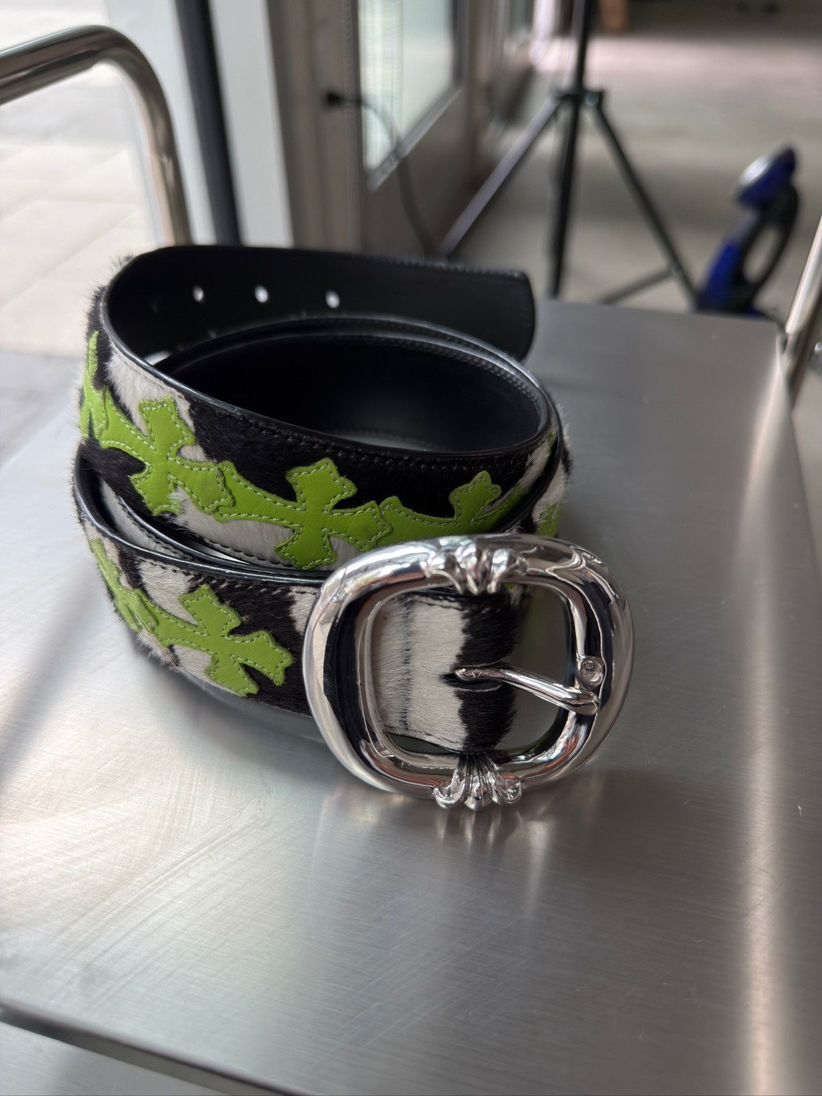 Chrome Hearts Chrome Hearts Black Multicolor Cross Patch Roller