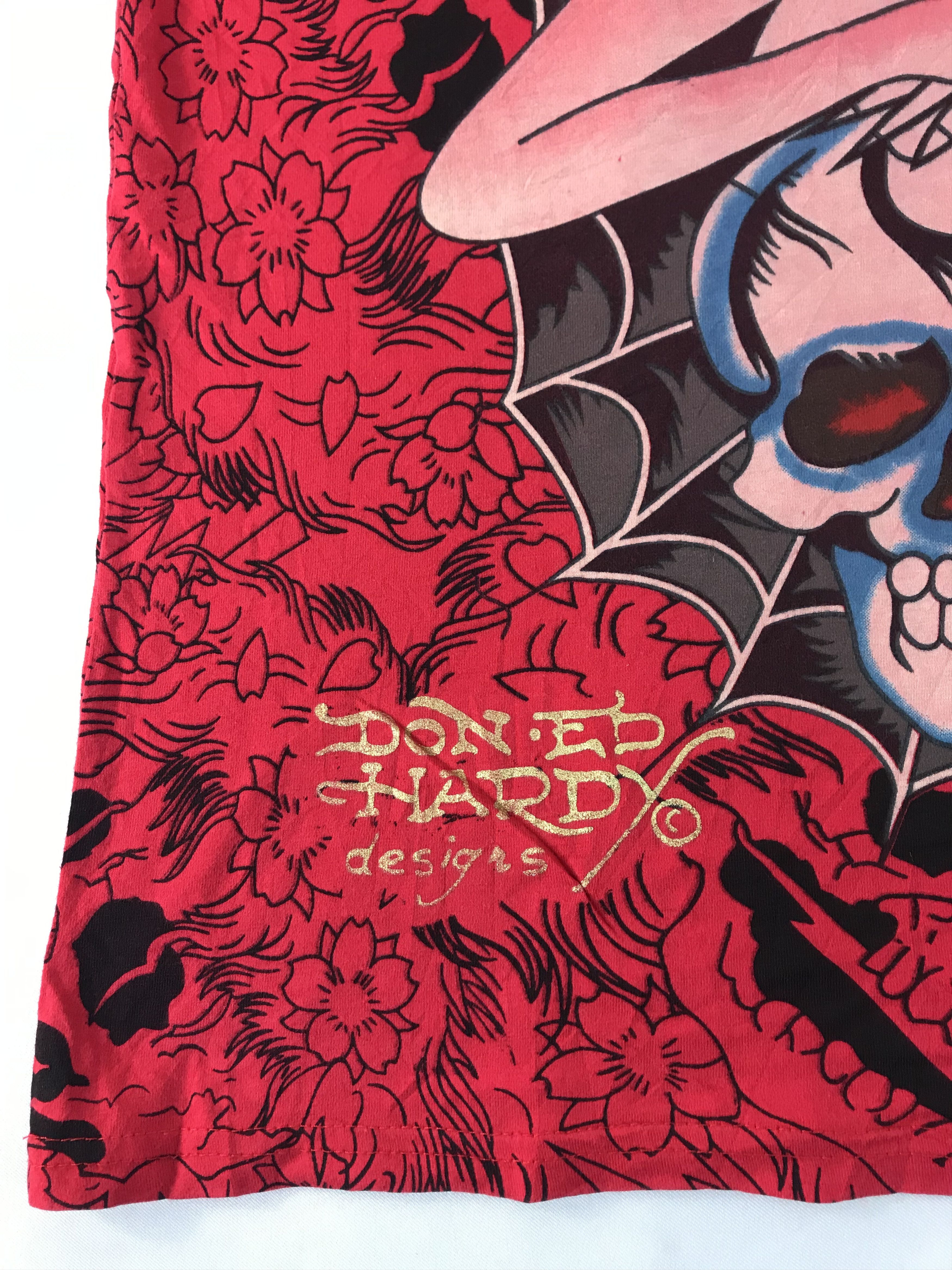 Christian Audigier Ed Hardy By Christian Audigier Tattoo Stud Printed Tee Size US M / EU 48-50 / 2 - 8 Thumbnail