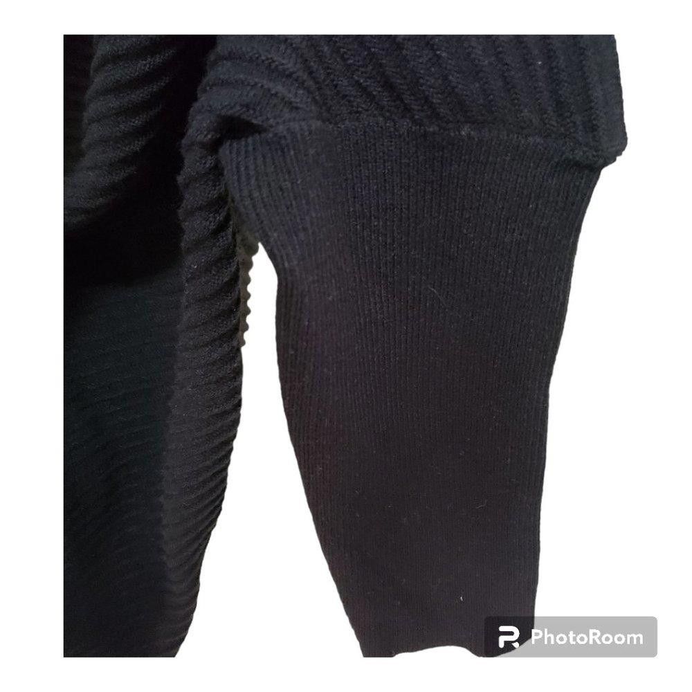 French Connection CT729a French Connection Black Ribbed Ladies Sweaer Size M / US 6-8 / IT 42-44 - 2 Thumbnail