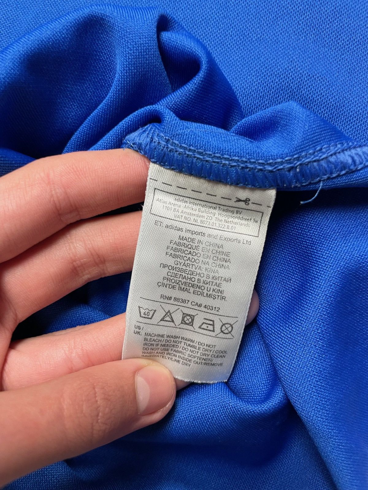 Adidas Adidas France vintage Rugby jersey blue size M medium Size US M / EU 48-50 / 2 - 7 Thumbnail