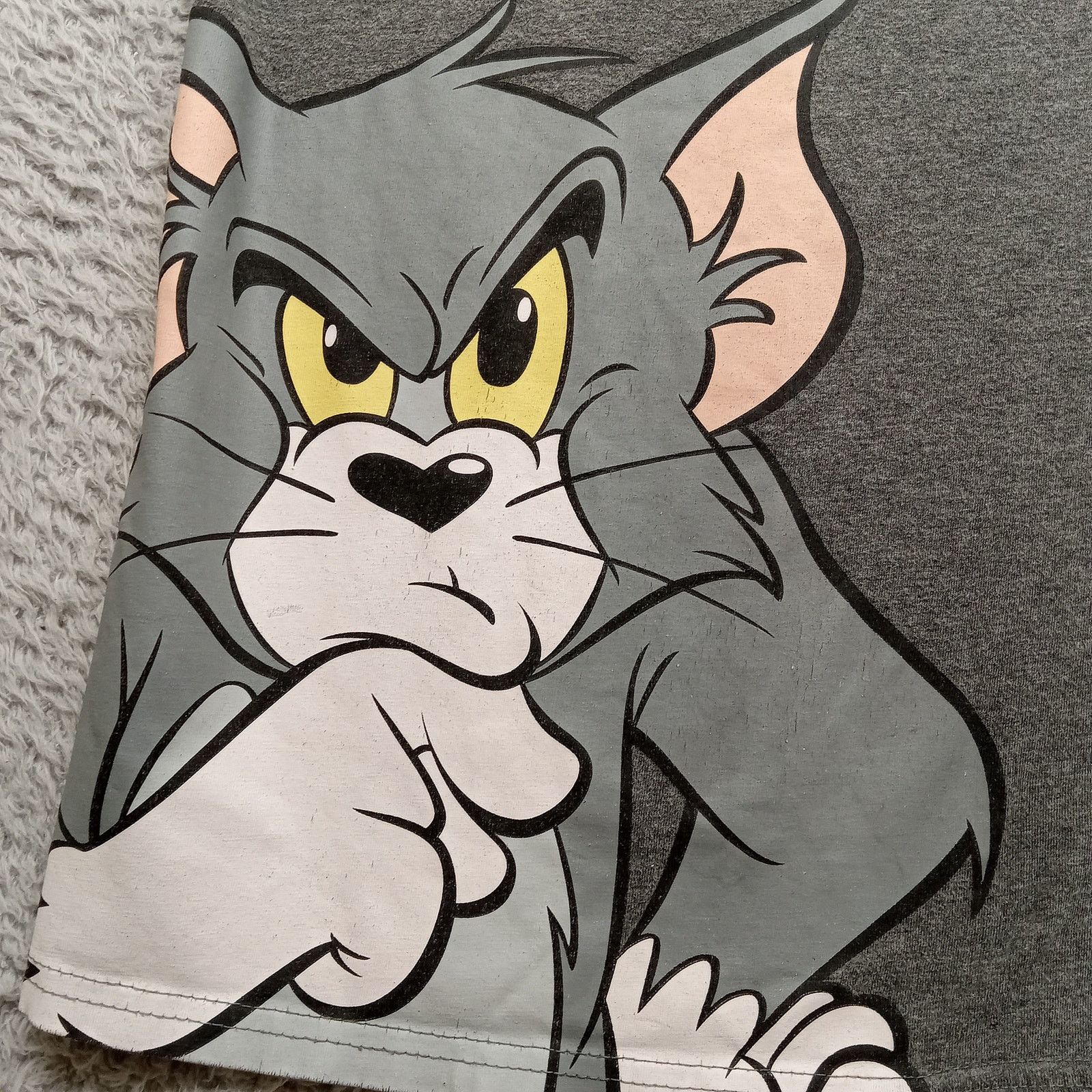 & Other Stories Tom And Jerry T-Shirt Men's L Cartoons Short Sleeve Grey Size US L / EU 52-54 / 3 - 3 Thumbnail