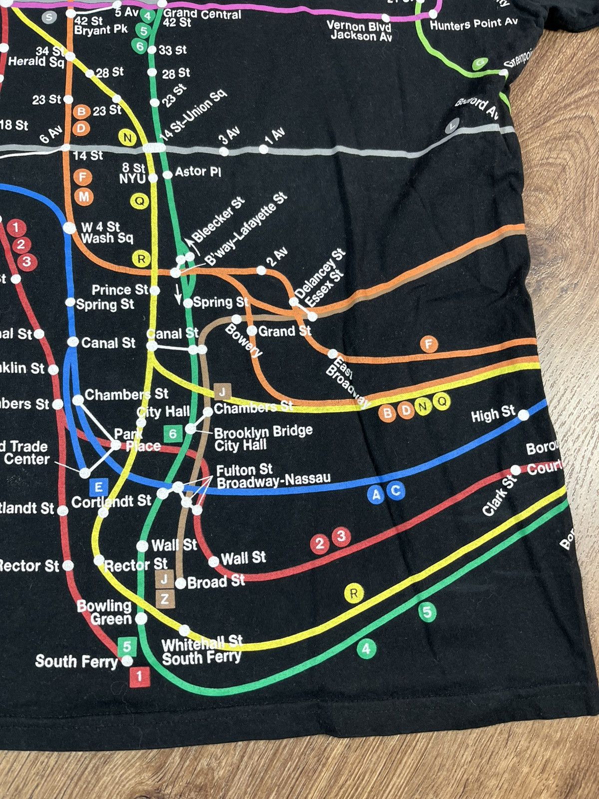 Vintage Vintage New York City Subway Line Tee Size US M / EU 48-50 / 2 - 2 Thumbnail