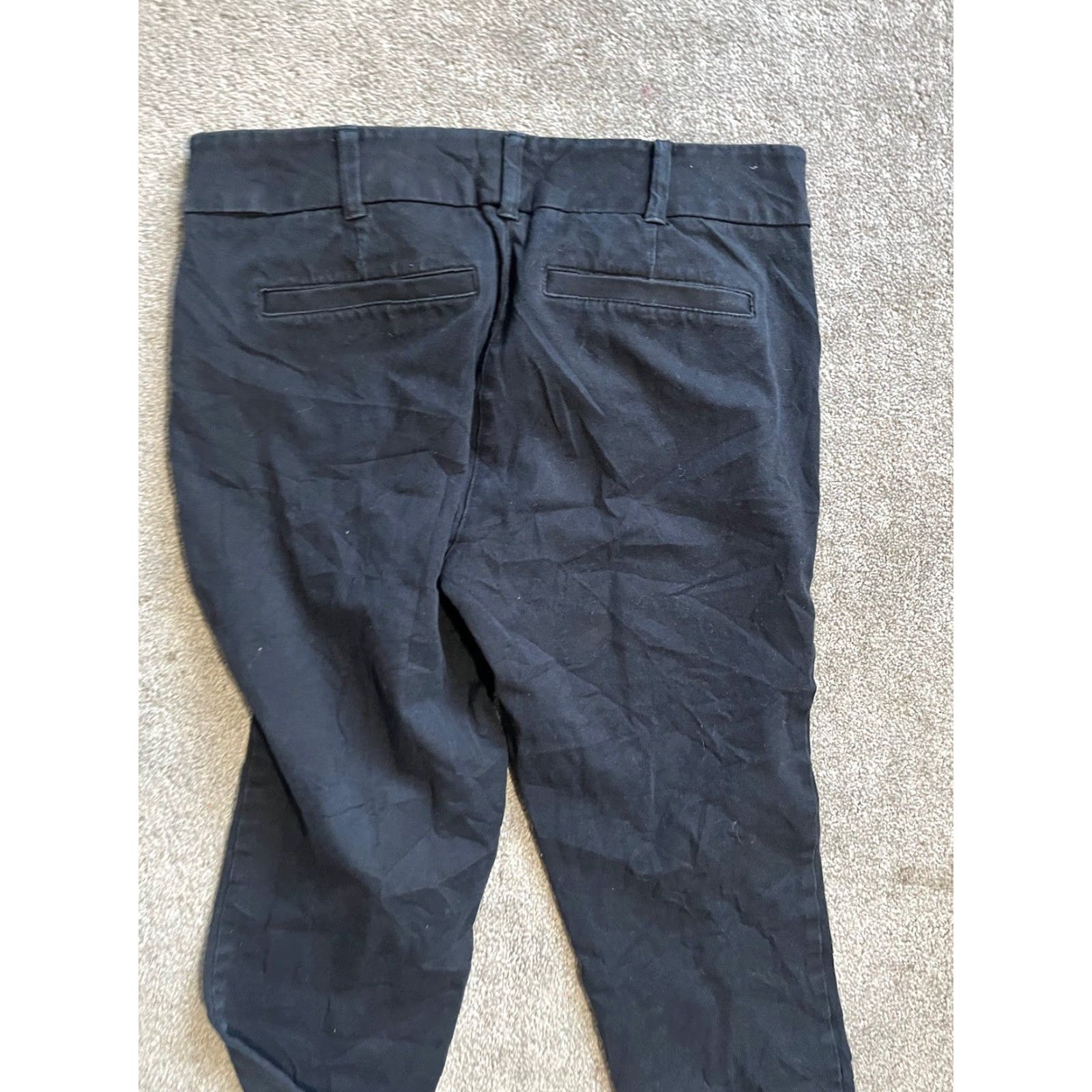 Avenue New York & Company Stretch Pants Women Size 6 Black Ankle Pants Size 28" / US 6 / IT 42 - 4 Thumbnail