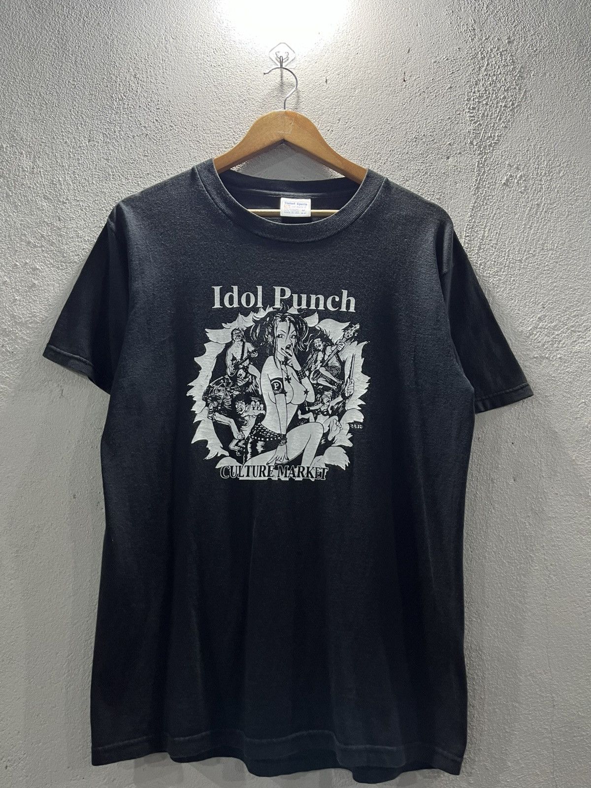 Band Tees Rare 🚀 Vintage 90s Idol Punch Band Trash Punk Japan Band Size US M / EU 48-50 / 2 - 1 Thumbnail