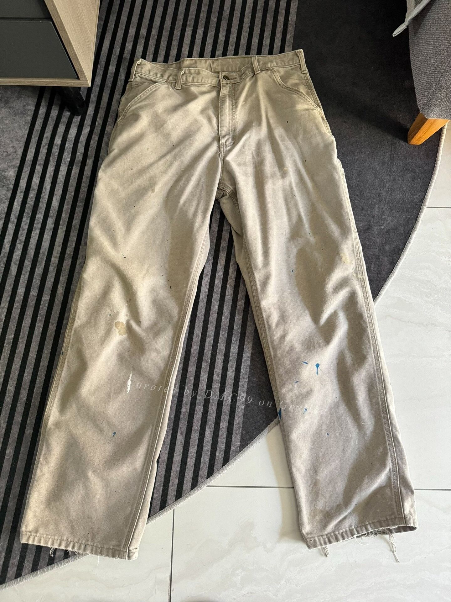 Vintage Vintage Carhartt B11 Single Knee Pants Size US 33 - 1 Thumbnail