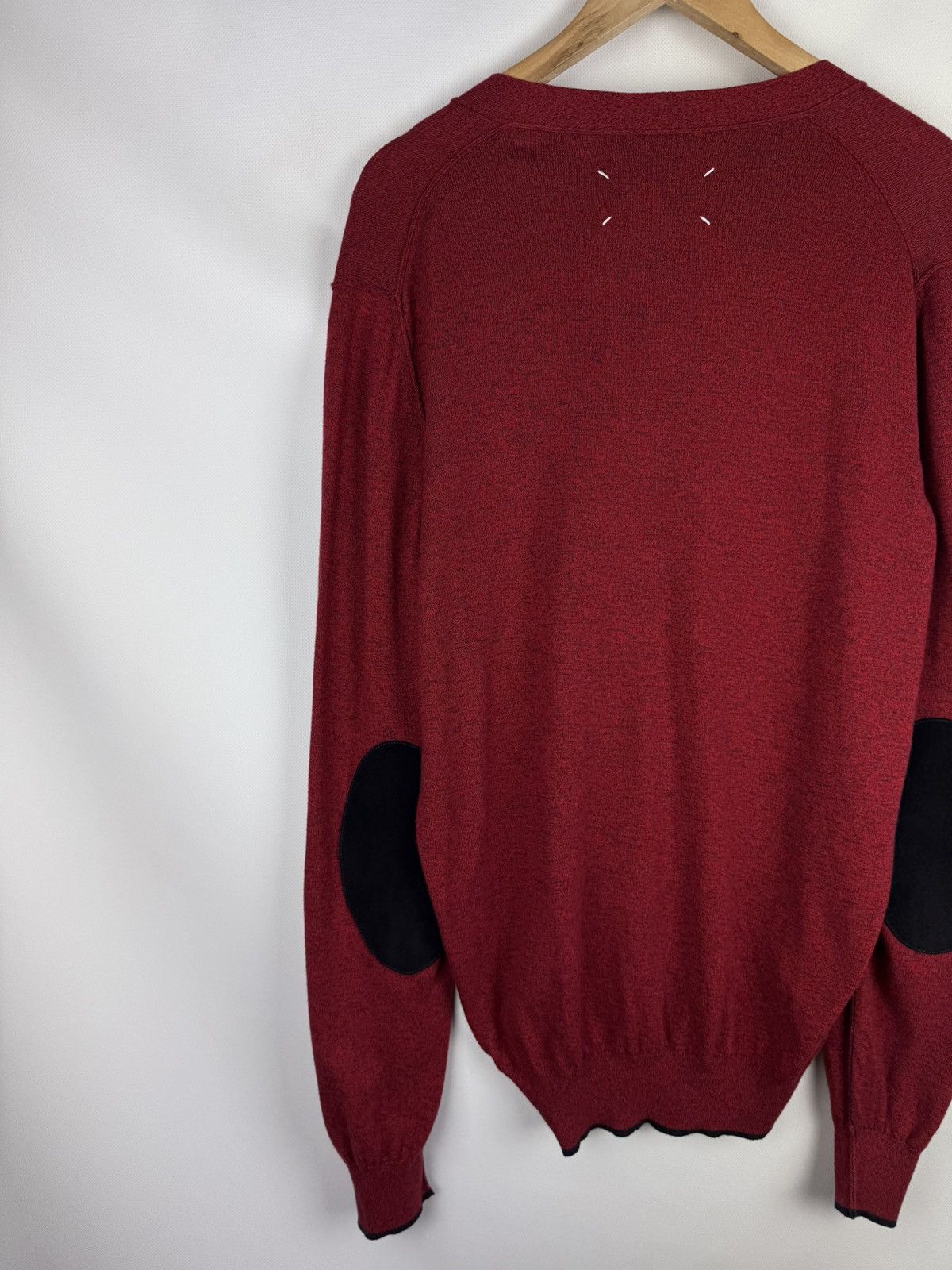 Maison Margiela Maison Margiela Button Front Elbow Patches Cardigan Sweater Size US XL / EU 56 / 4 - 16 Thumbnail