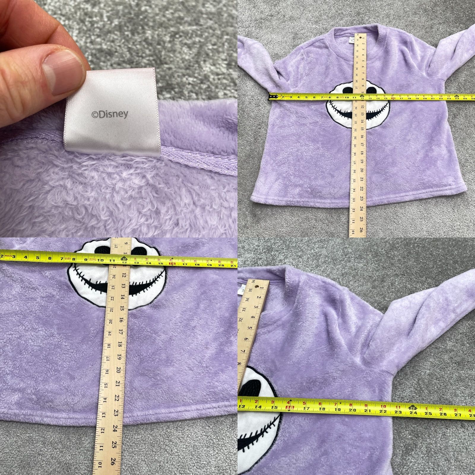 Disney Disney Nightmare Before Christmas Plush Lounge Sweatshirt Women XL Purple Casual Size XL / US 12-14 / IT 48-50 - 8 Thumbnail