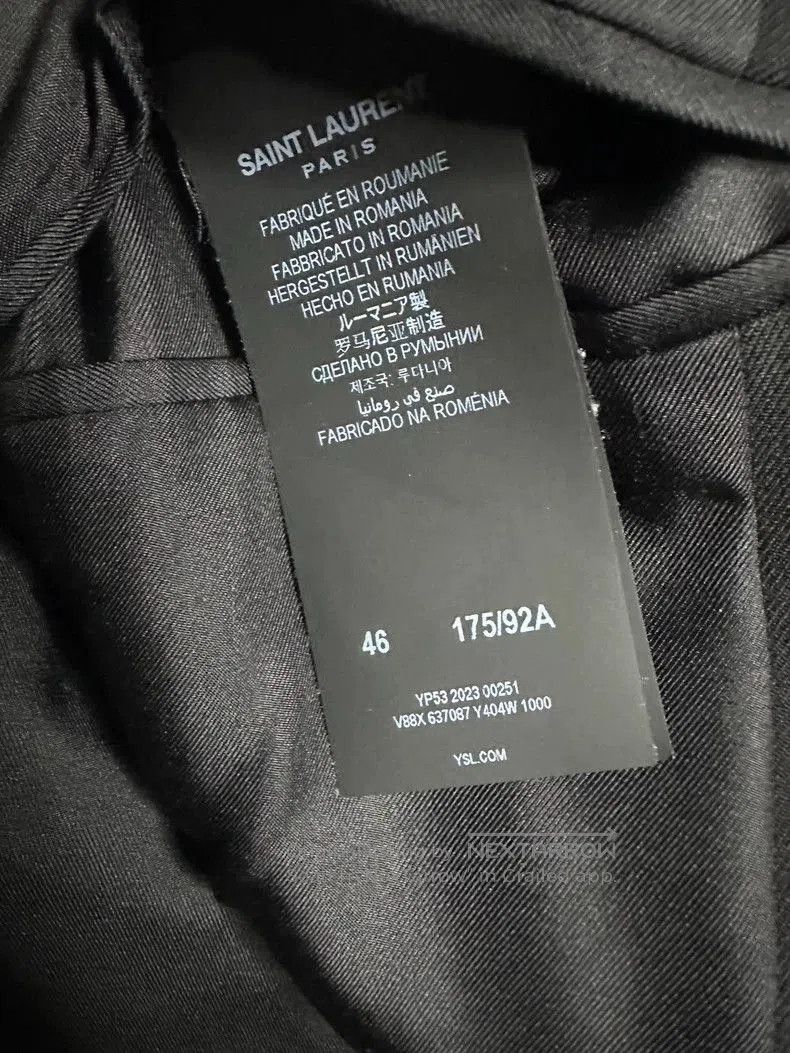 Yves Saint Laurent Saint Laurent Wool Men's Suit Jacket. Size US S / EU 44-46 / 1 - 3 Thumbnail