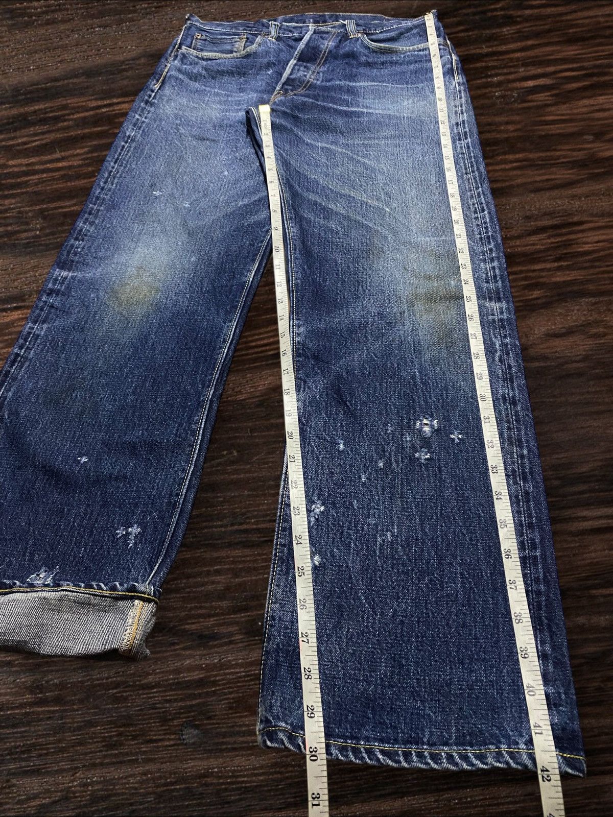 Sugar Cane Sugar Cane & Co Star Jeans Rare Japanese Selvedge Denim Size US 32 / EU 48 - 22 Thumbnail