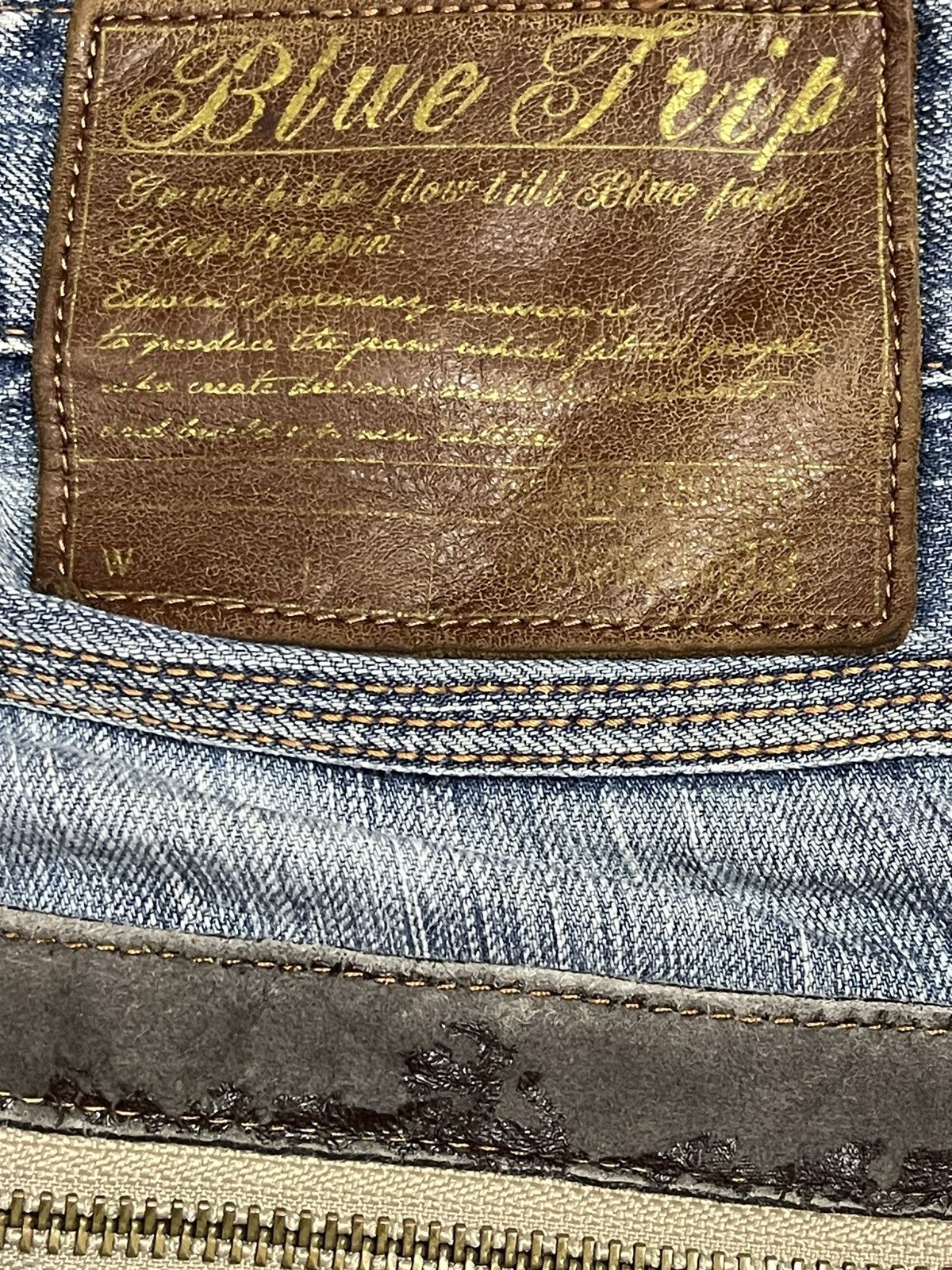 Edwin Vintage Edwin Blue Trip Thunder Wash Style Baggy Jeans Size US 32 / EU 48 - 9 Thumbnail