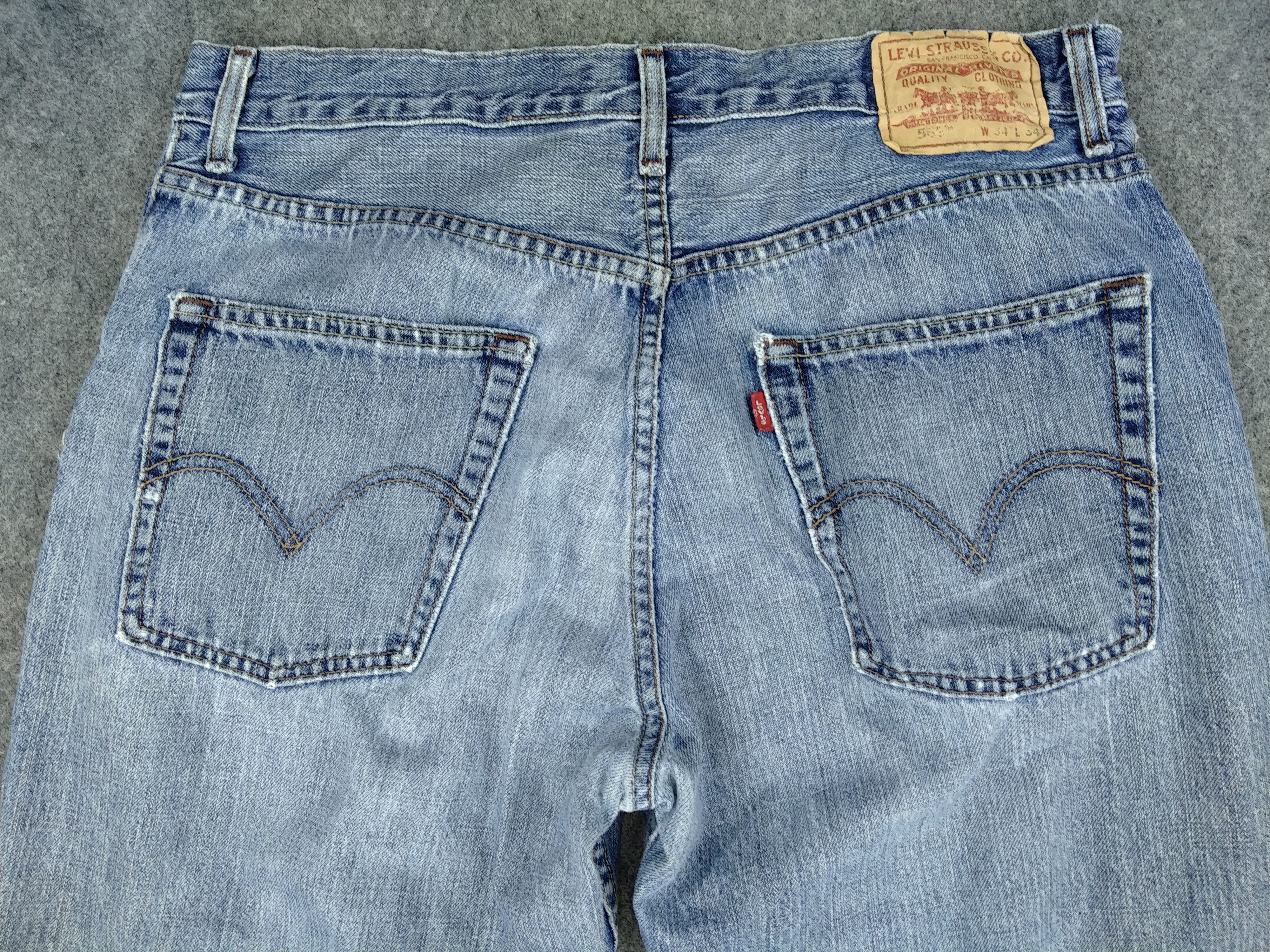 Other Vintage Levi's 560 Loose Straight 34x32.5 Denim -JN315 Size US 34 / EU 50 - 4 Thumbnail