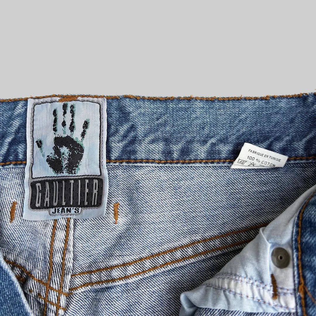 Jean Paul Gaultier Jean-Paul Gaultier Jean’s 1990 90s Vintage W28 Denim Jeans Size 28" / US 6 / IT 42 - 5 Thumbnail
