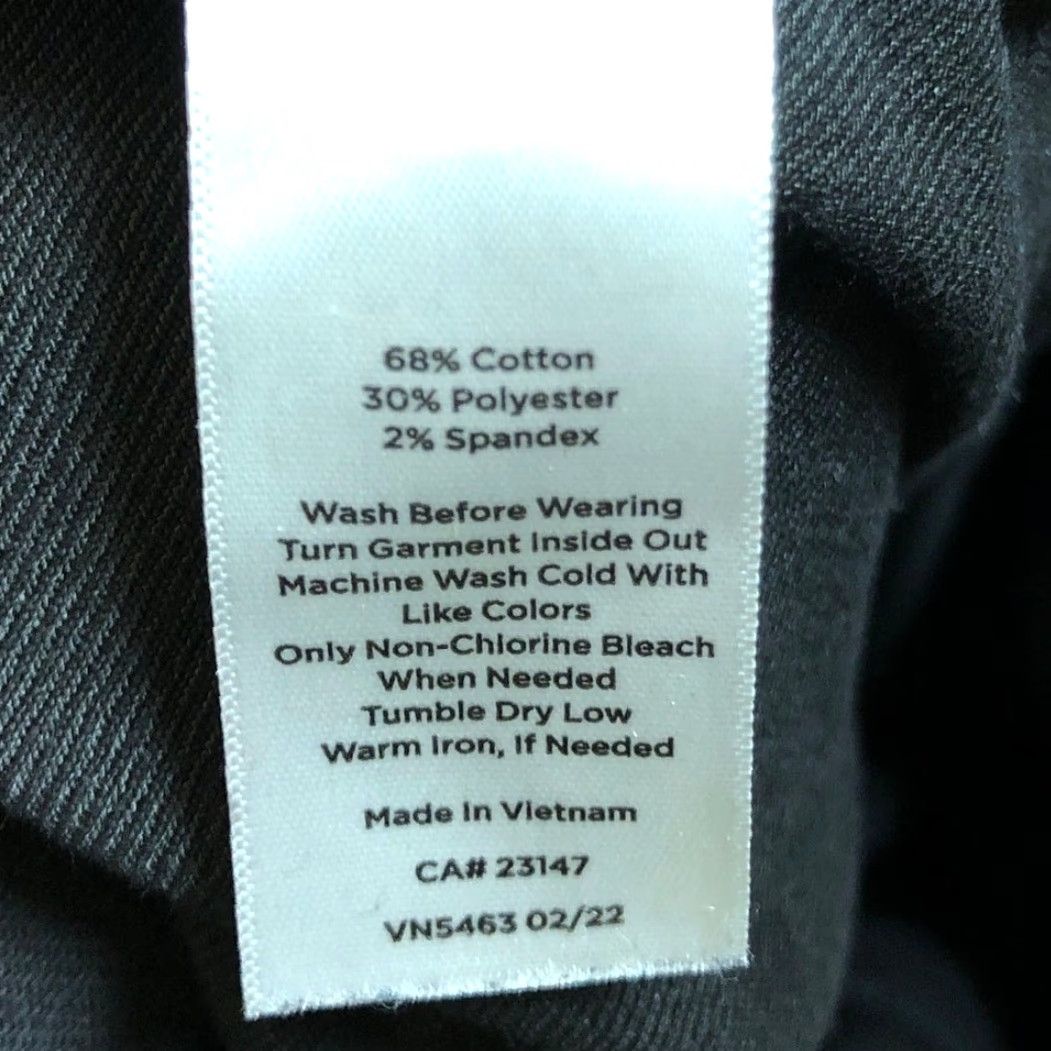 Talbots VINTAGE Talbots Womens Pants Black Pull On High Rise Skinny Cotton Blend Stretch 34Waist 29in Inseam Regular Rise Jegging Workwear Casual Size 24" / US 00 / IT 34 - 5 Thumbnail