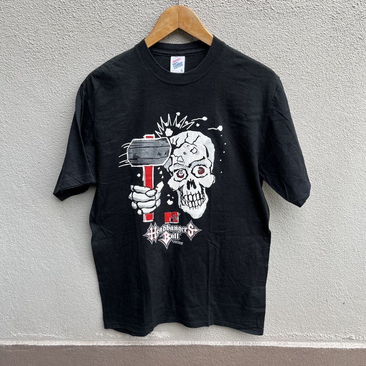 Mtv Vintage 90s HEADBANGERS BALL mtv tee rock metal Size US L / EU 52-54 / 3 - 1 Thumbnail