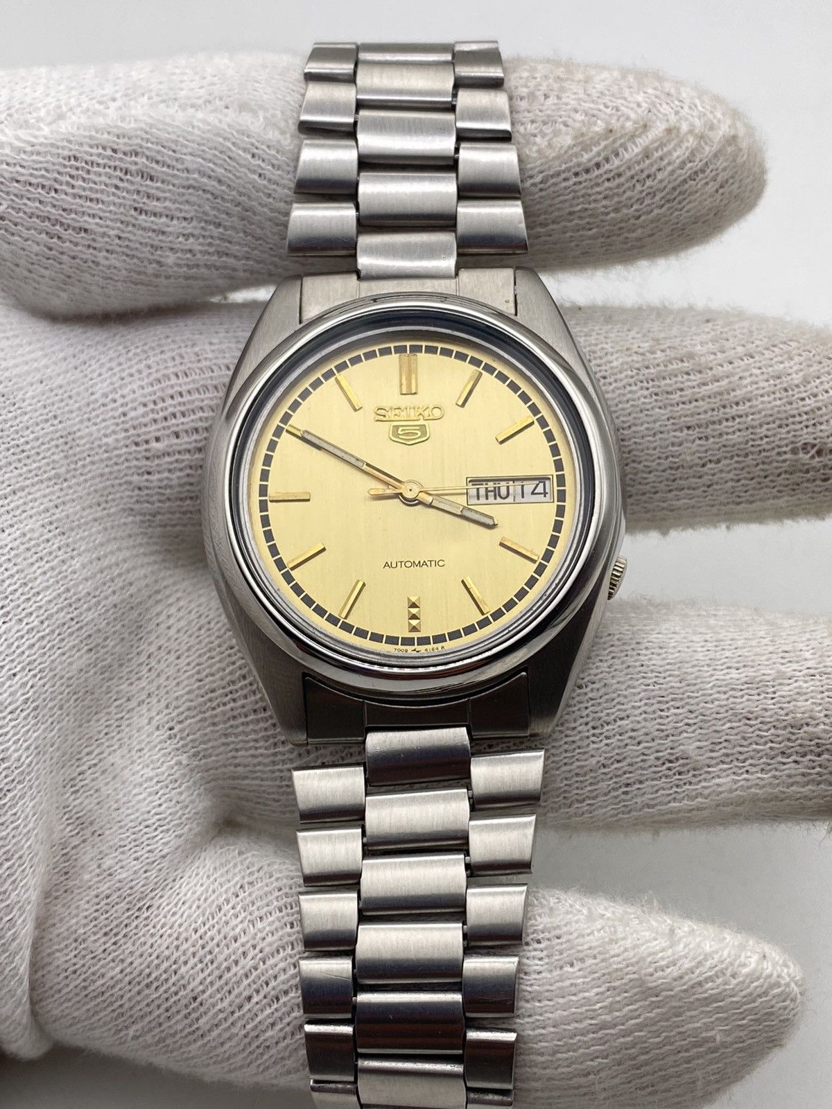 Jewelry Seiko 5 Automatic 7009 Men’s Vintage Watch Size 36 - 8 Thumbnail