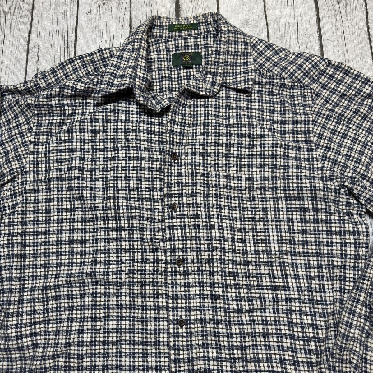 Club Room × Vintage Vintage Club Room flannel shirt Size US L / EU 52-54 / 3 - 3 Thumbnail