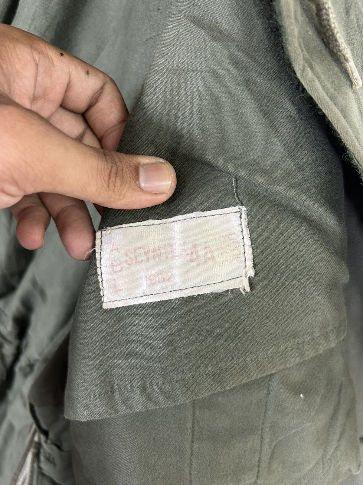Freewheelers × Vintage ⚡️Vintage 80’s Seyntex Army M64 Olive Field Jacket Size US M / EU 48-50 / 2 - 11 Thumbnail