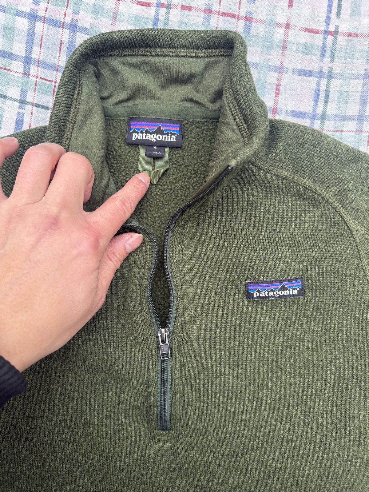 Patagonia Patagonia Olive Green Better Sweater Half Zip Size M / US 6-8 / IT 42-44 - 2 Thumbnail