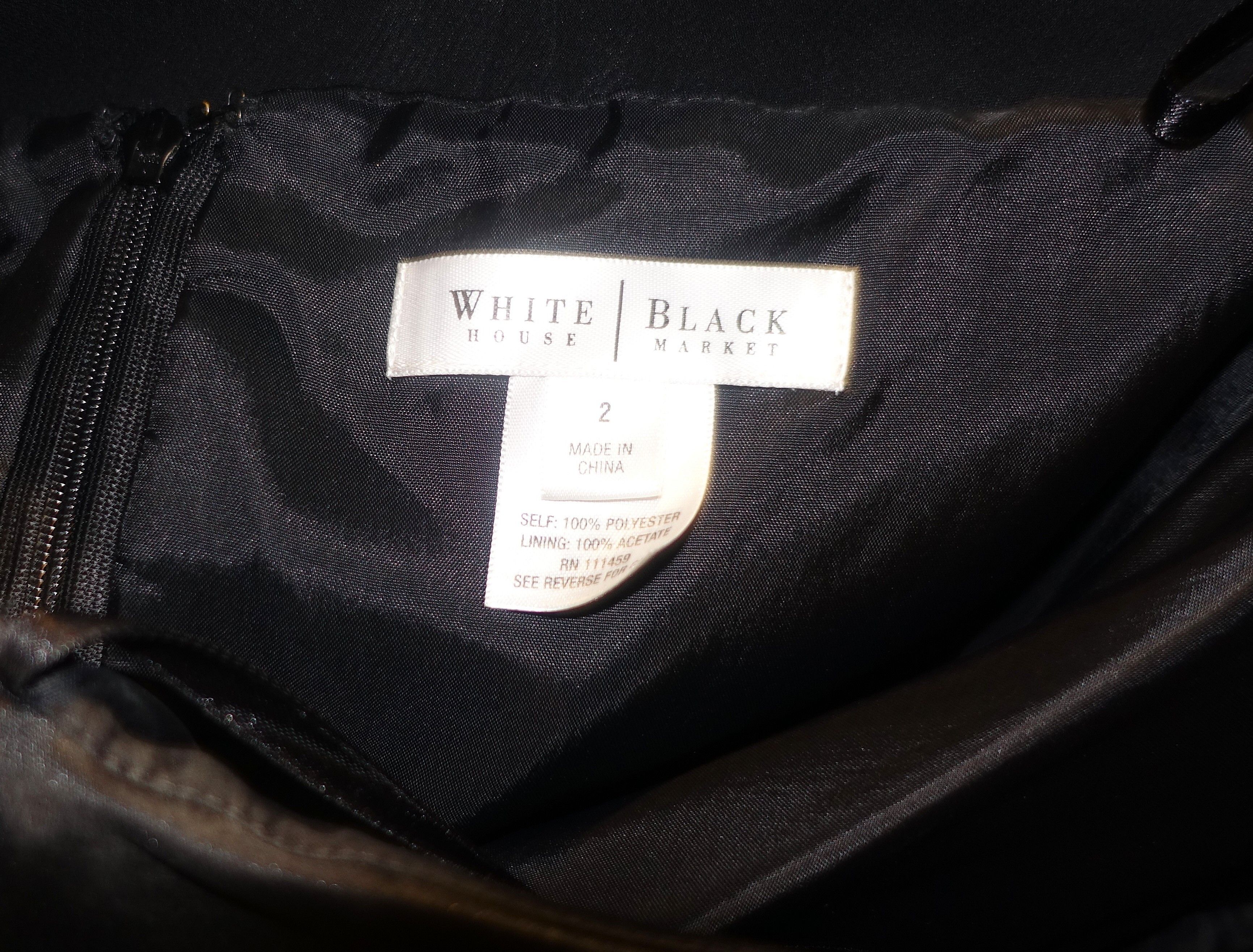 White House Black Market White House Black Market Black Strapless Dress Size XS / US 0-2 / IT 36-38 - 7 Thumbnail