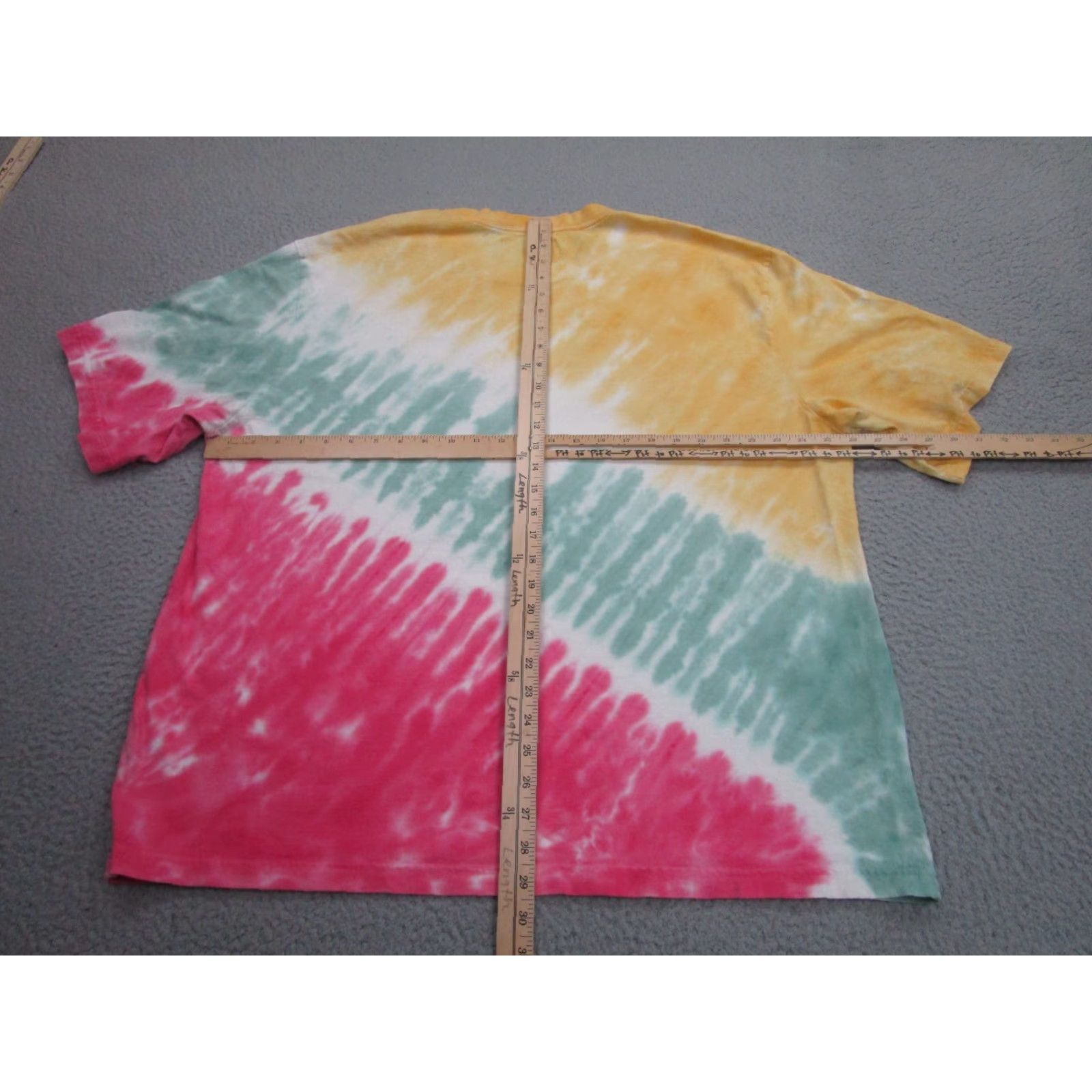 Just Don Just Don Shirt Mens 2XL Tie Dye All-City Basketball World Tour Boho Hippie Baggy Shirt Size US XXL / EU 58 / 5 - 7 Thumbnail