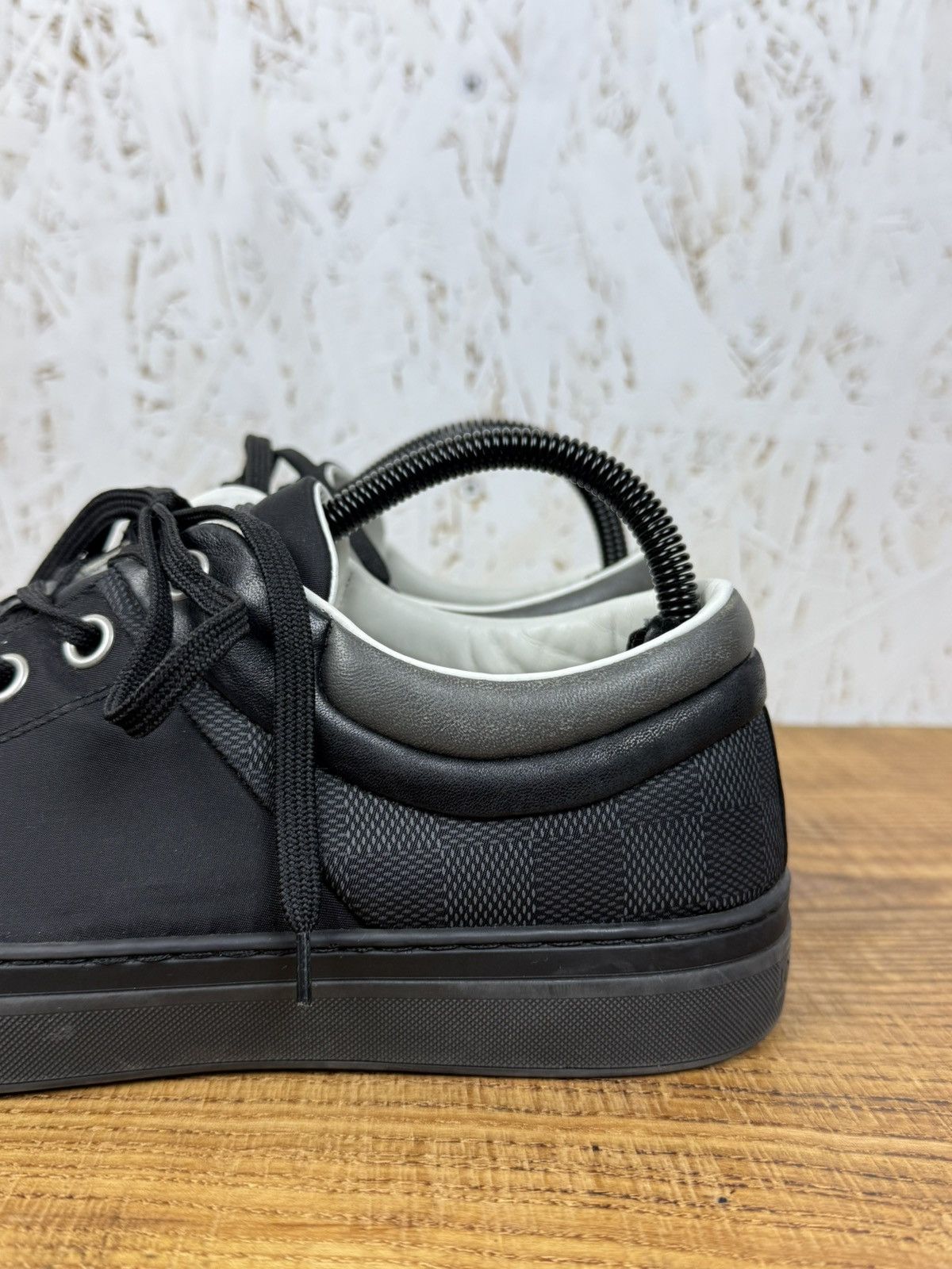 Louis Vuitton Louis Vuitton Nylon/Damier Graphite Sprinter Low Top Sneaker Size US 7.5 / EU 40-41 - 3 Thumbnail