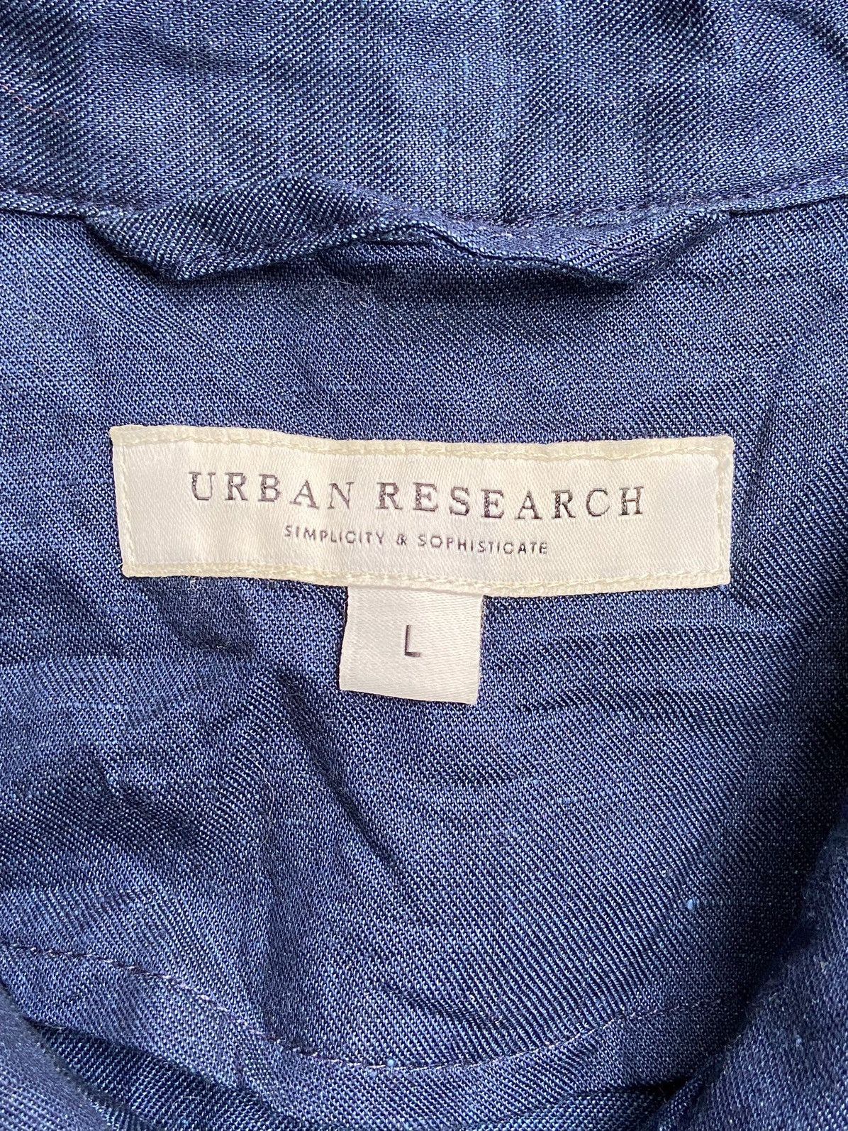 Designer × Japanese Brand × URBAN RESEARCH DOORS URBAN RESEARCH Blue Shirt Size US L / EU 52-54 / 3 - 6 Thumbnail