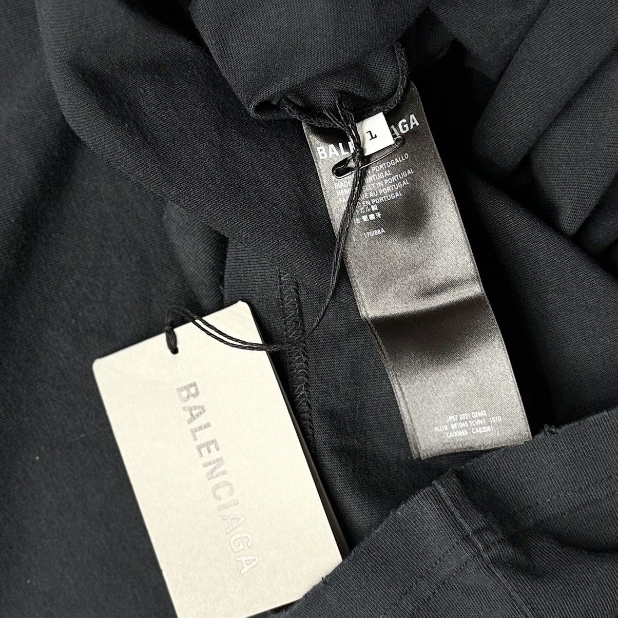Balenciaga Balenciaga Destroy Double B Boxy Logo T-Shirt Size US S / EU 44-46 / 1 - 4 Thumbnail