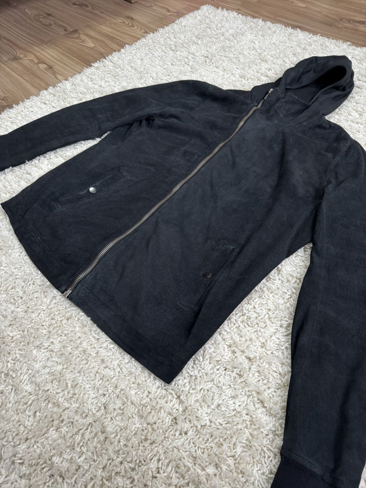 Rick Owens SOLD Rick Owens Blistered Lamb Bullet Leather Jacket Size US L / EU 52-54 / 3 - 3 Thumbnail