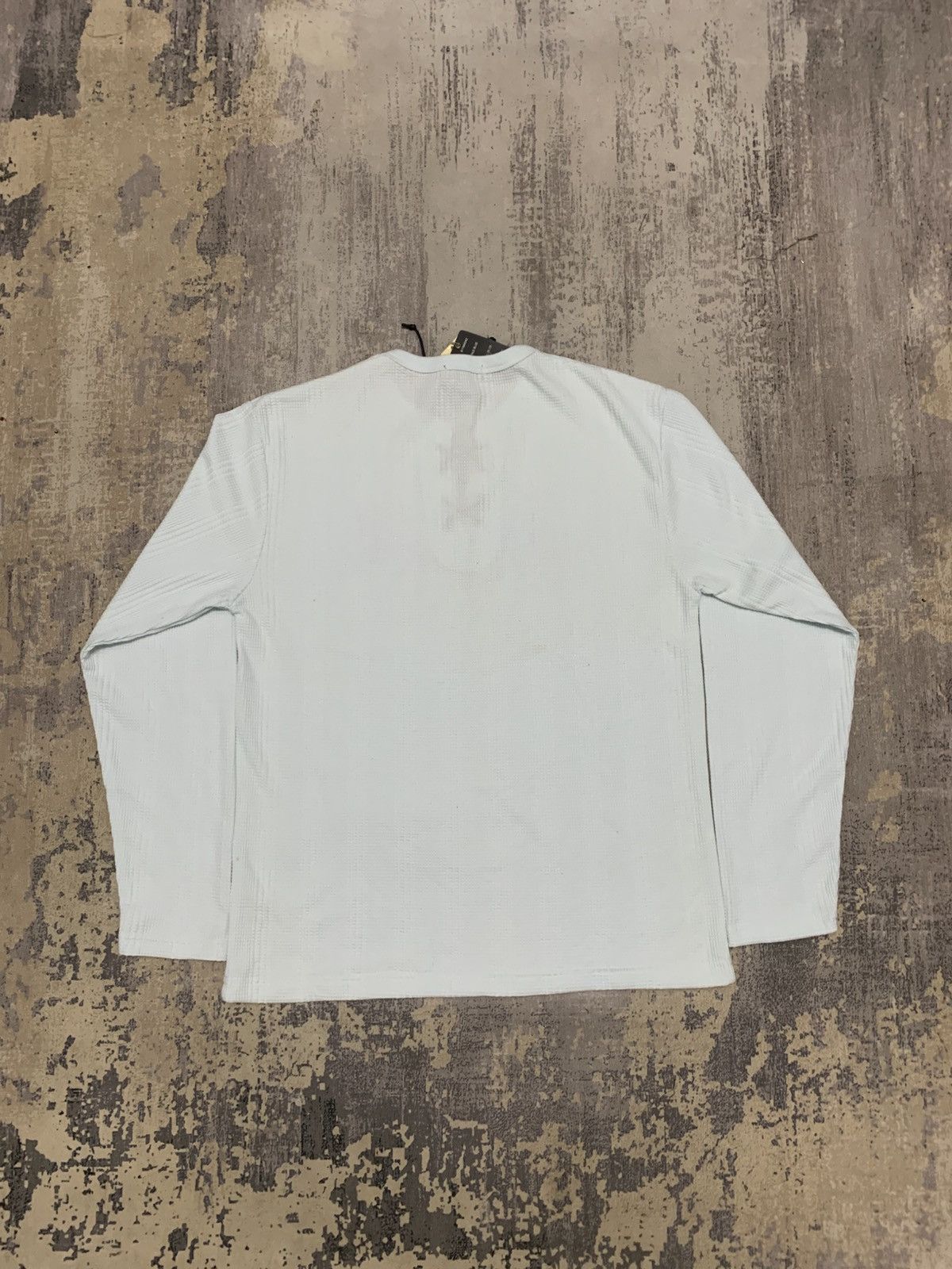 If Six Was Nine Virgin Voyage Japanese Gothic Poem Lace-Up Waffle Knit Shirt Size US L / EU 52-54 / 3 - 5 Thumbnail