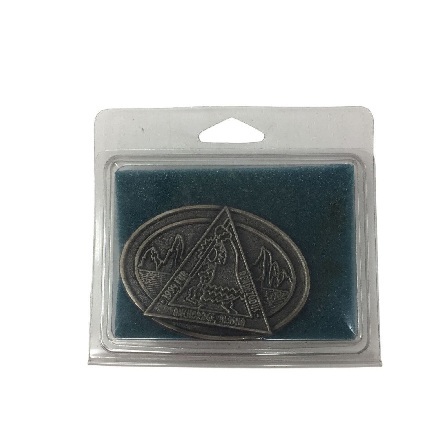 Other Vintage 1994 Fur Rendezvous Greater Anchorage Belt Buckle Size ONE SIZE - 4 Thumbnail