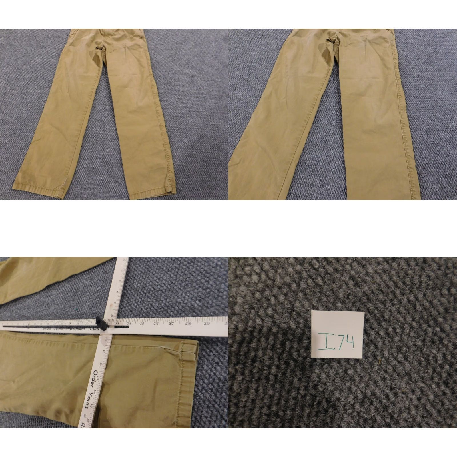 American Eagle Outfitters American Eagle Outfitters Pants Men 29x28 Beige Slim Straight Chino Canvas Relaxed Straight 33 Inseam Vintage No Nat Size US 29 - 8 Thumbnail