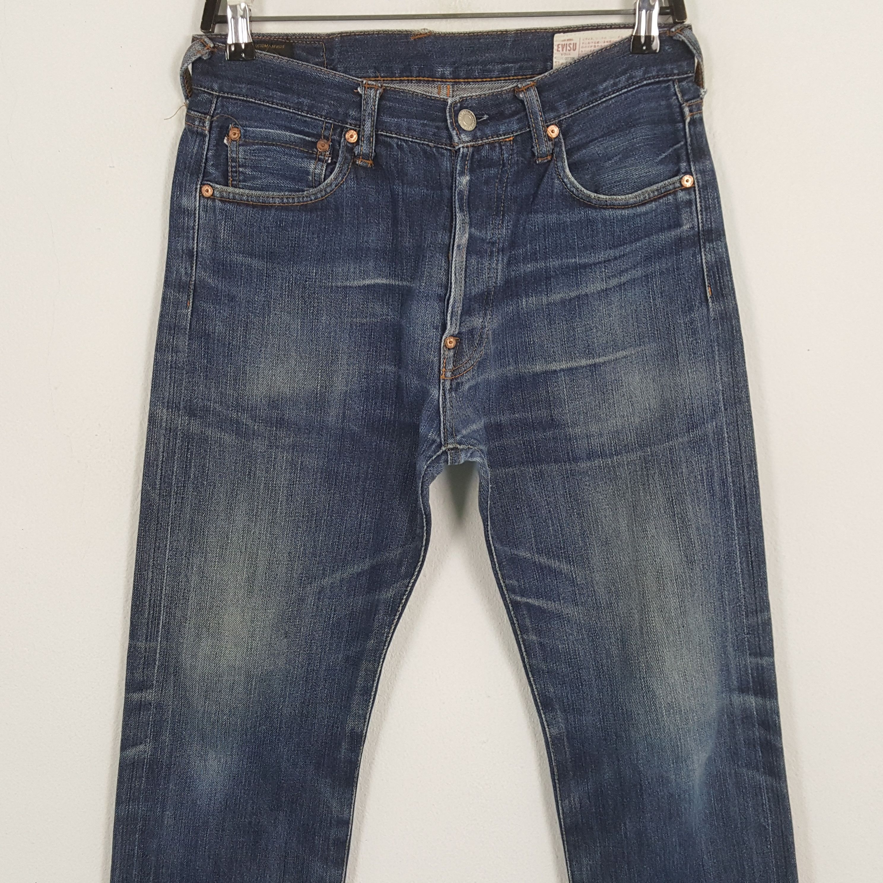 Japanese Brand × Vintage EVISU Japanese Brand Streetwear Custom Daicock Jeans Size US 29 - 5 Thumbnail