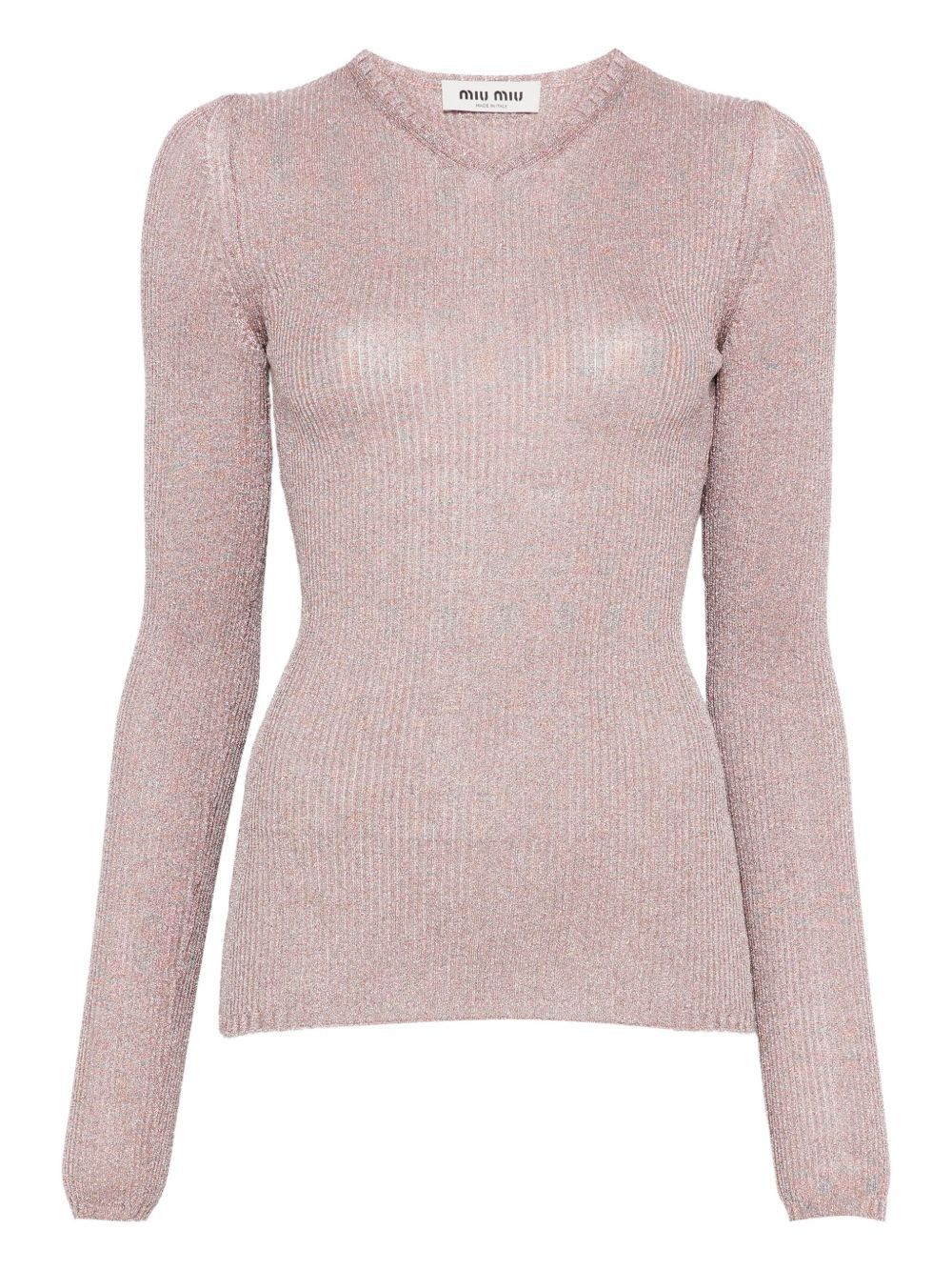 Miu Miu CREWNECK SWEATER Size M / US 6-8 / IT 42-44 - 1 Thumbnail
