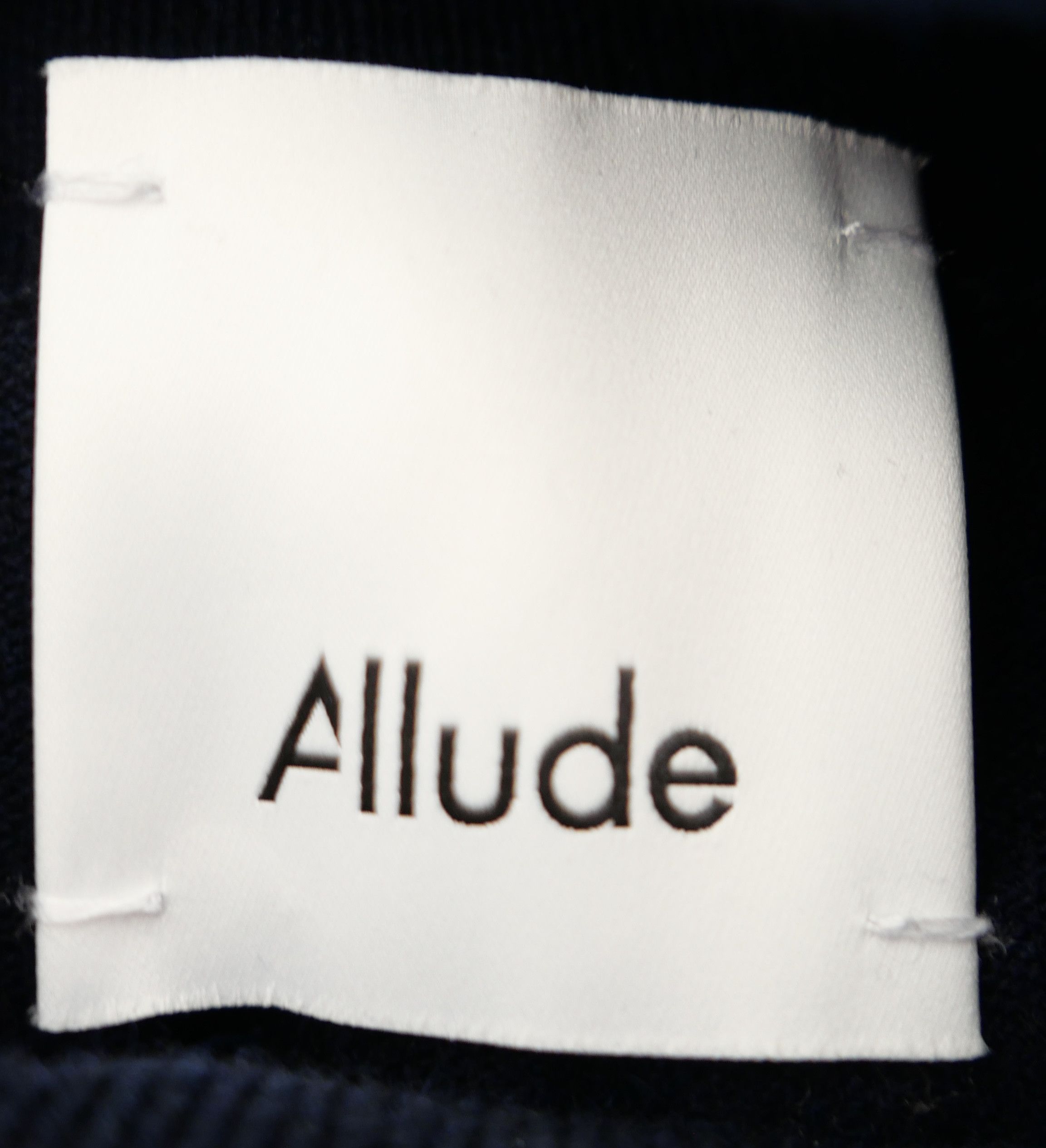 Allude Allude Navy Wool/Cashmere Sweater Dress Size L / US 10 / IT 46 - 5 Thumbnail
