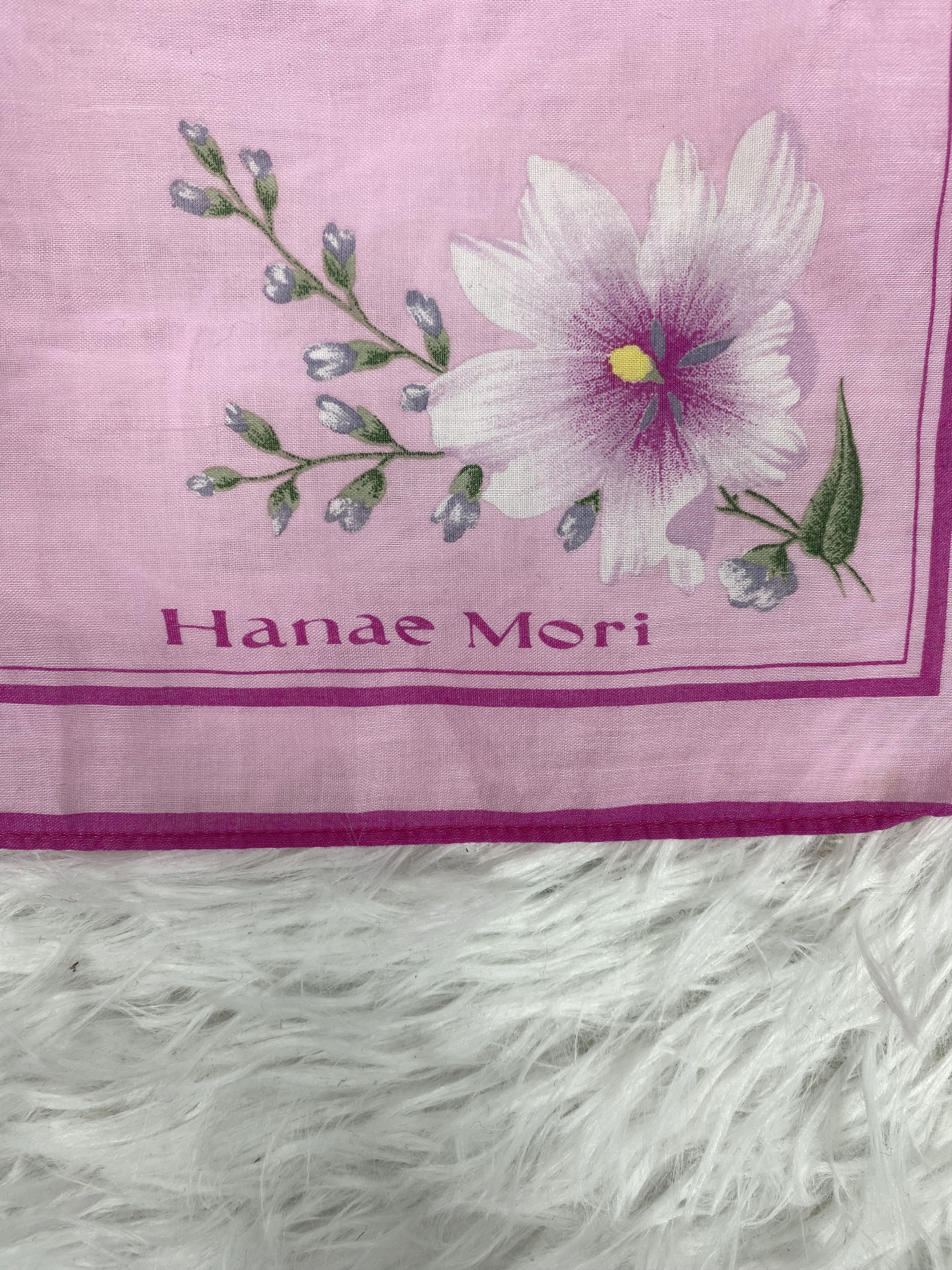 Hanae Mori Vintage Hanae Mori Handkerchief PH0077 Size ONE SIZE - 5 Thumbnail